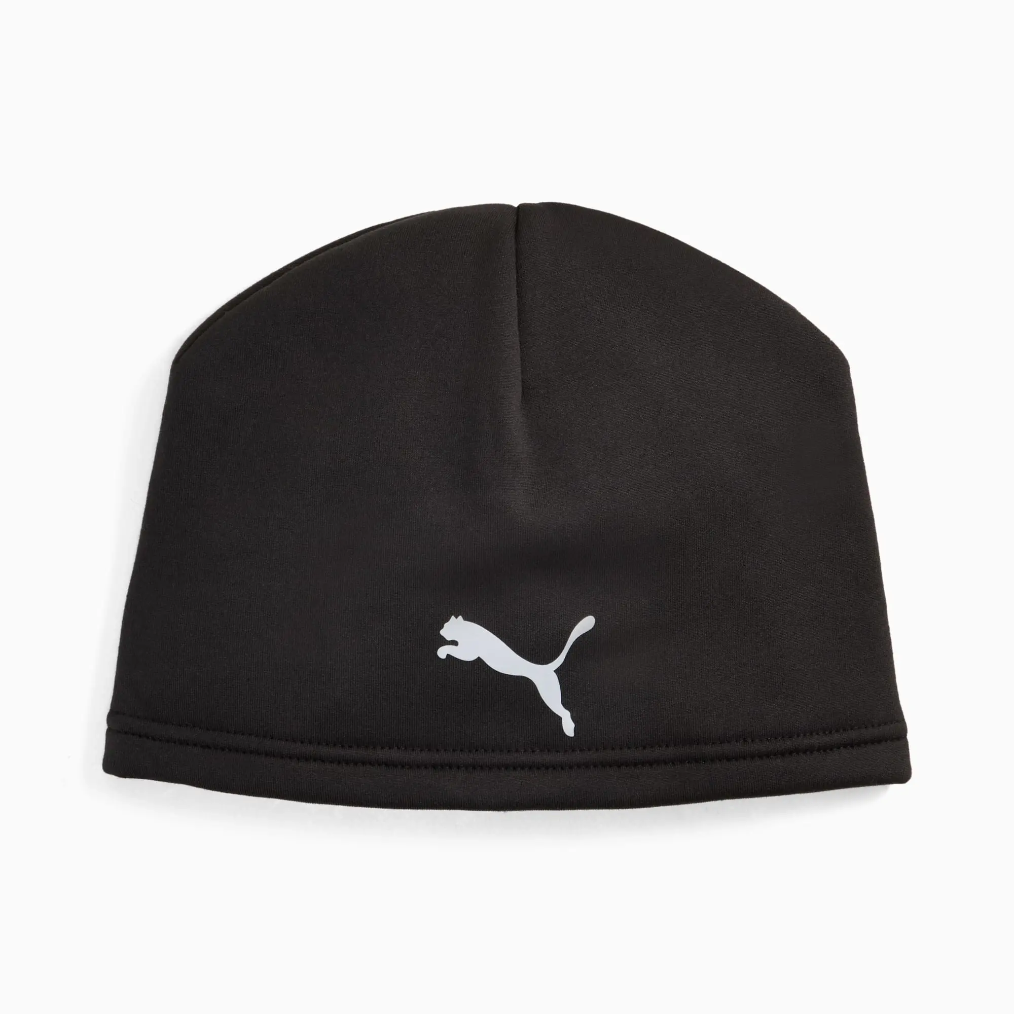 PUMA Run Mid Crown Skull Beanie Hat, Black