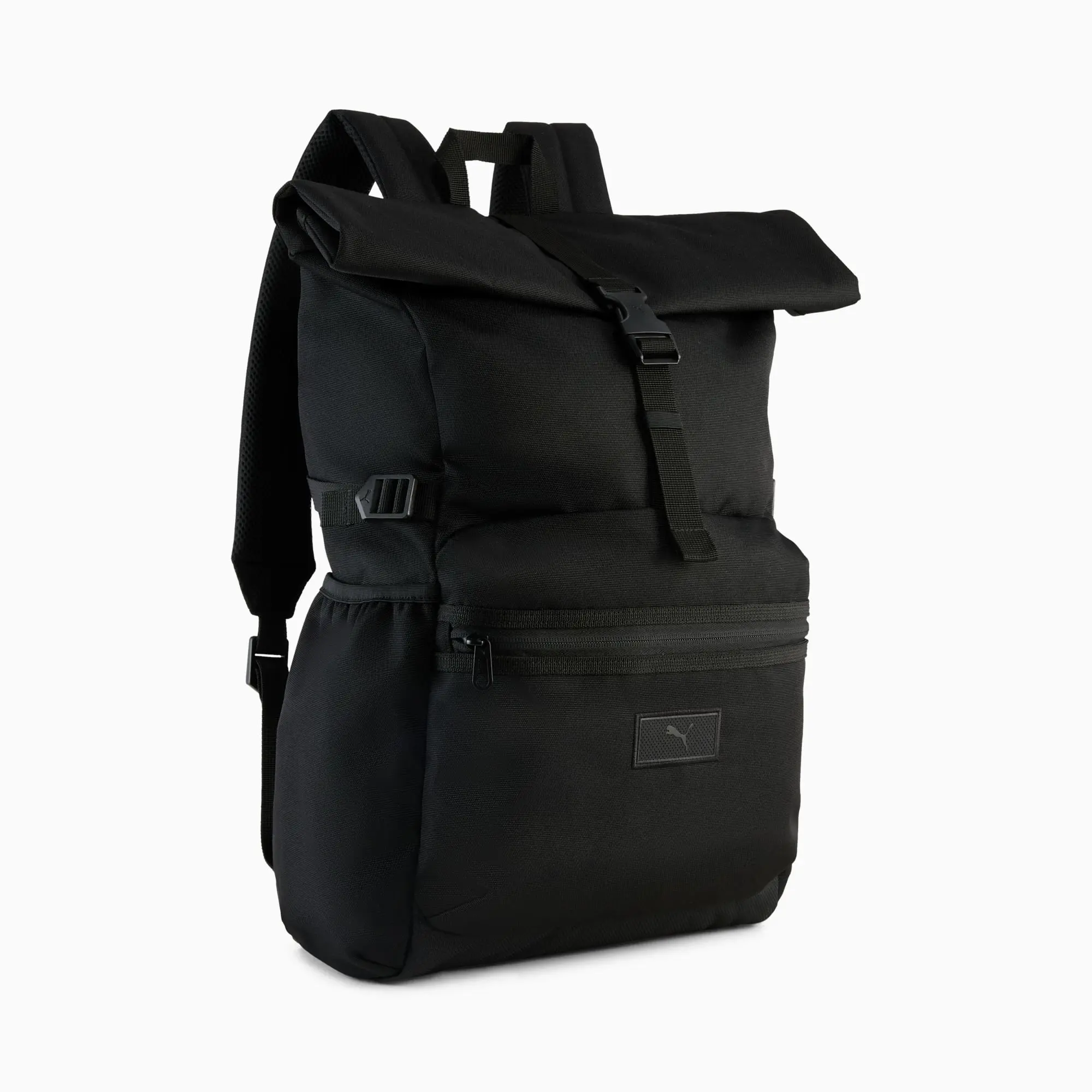 PUMA Essentials 20L Roll-Top Backpack Youth, Black