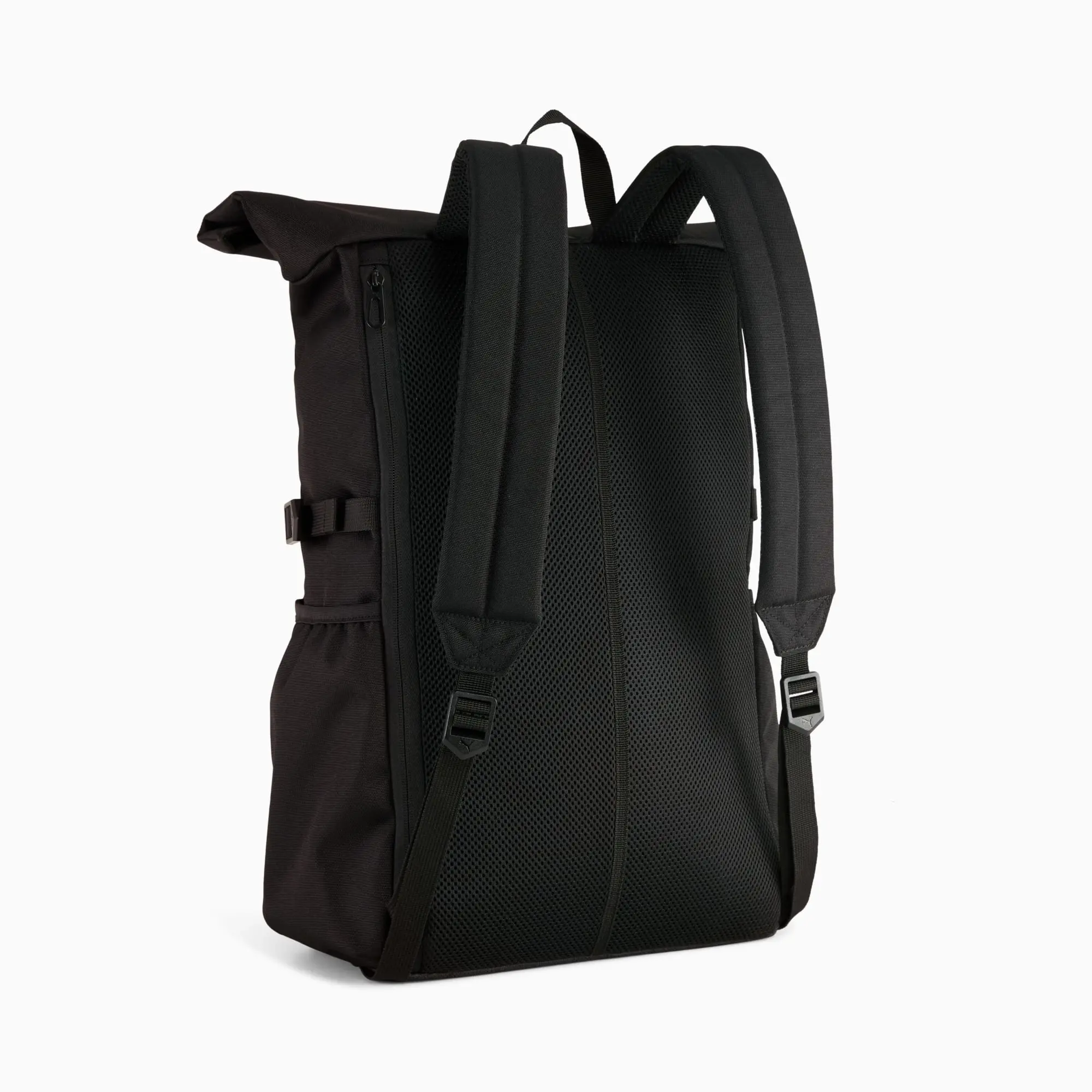 PUMA Essentials 20L Roll-Top Backpack Youth, Black