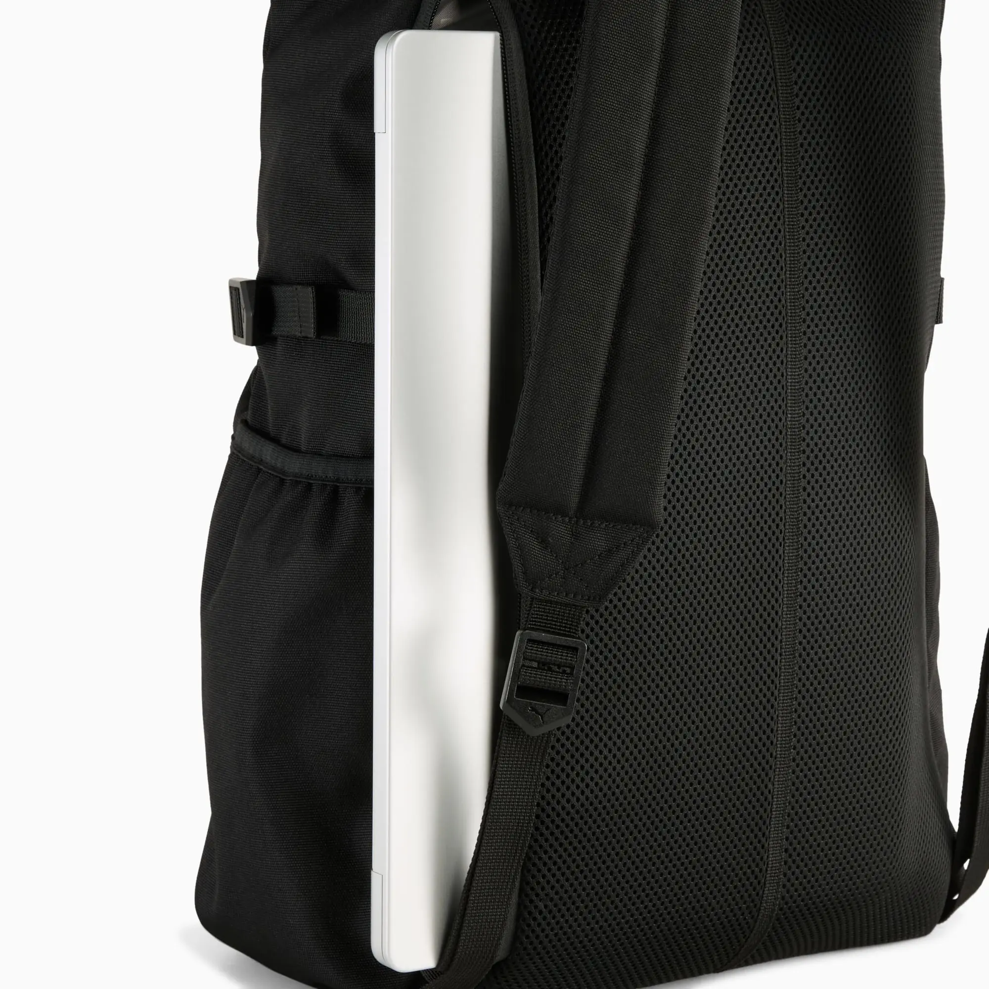 PUMA Essentials 20L Roll-Top Backpack Youth, Black