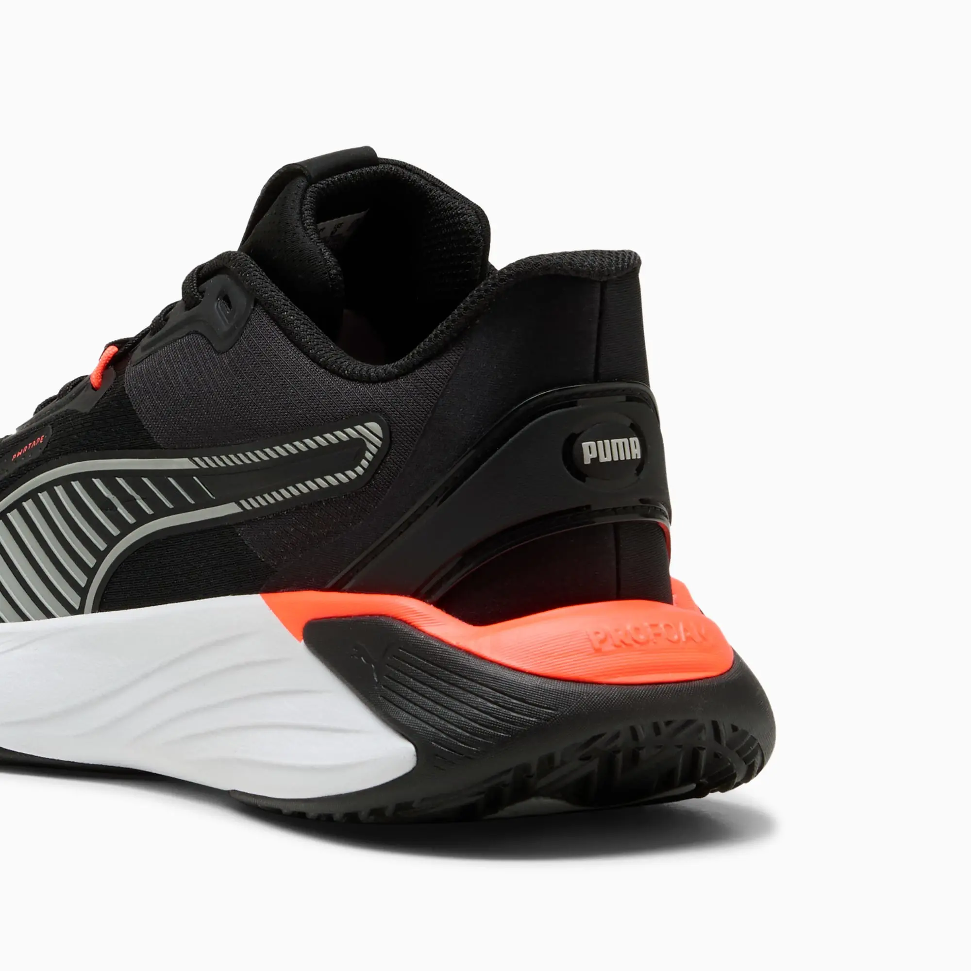 PUMA Pwr Hybrid Training Shoes, Black/White/Glowing Red, size 10