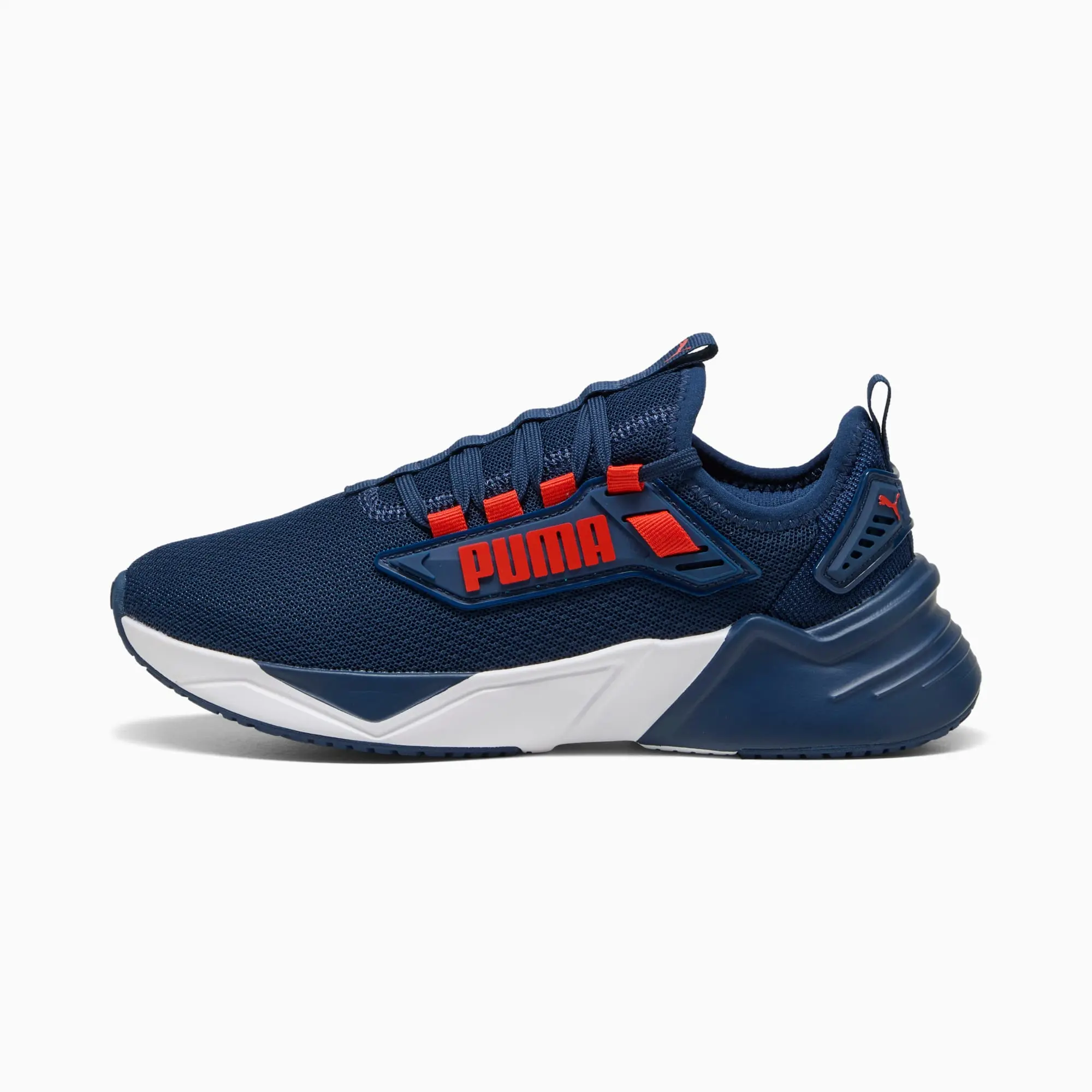 PUMA Retaliate 3 Running Shoes Youth, Persian Blue/Fierce Red/White