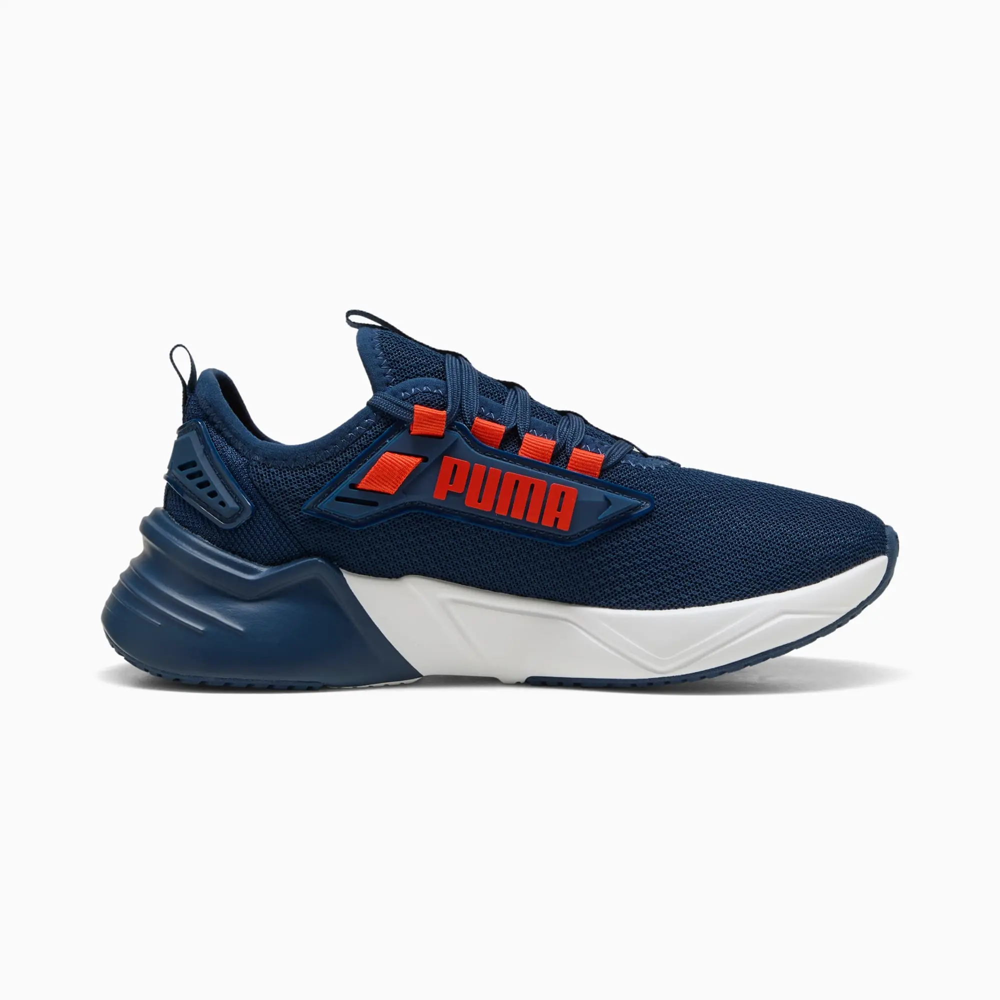 PUMA Retaliate 3 Running Shoes Youth, Persian Blue/Fierce Red/White
