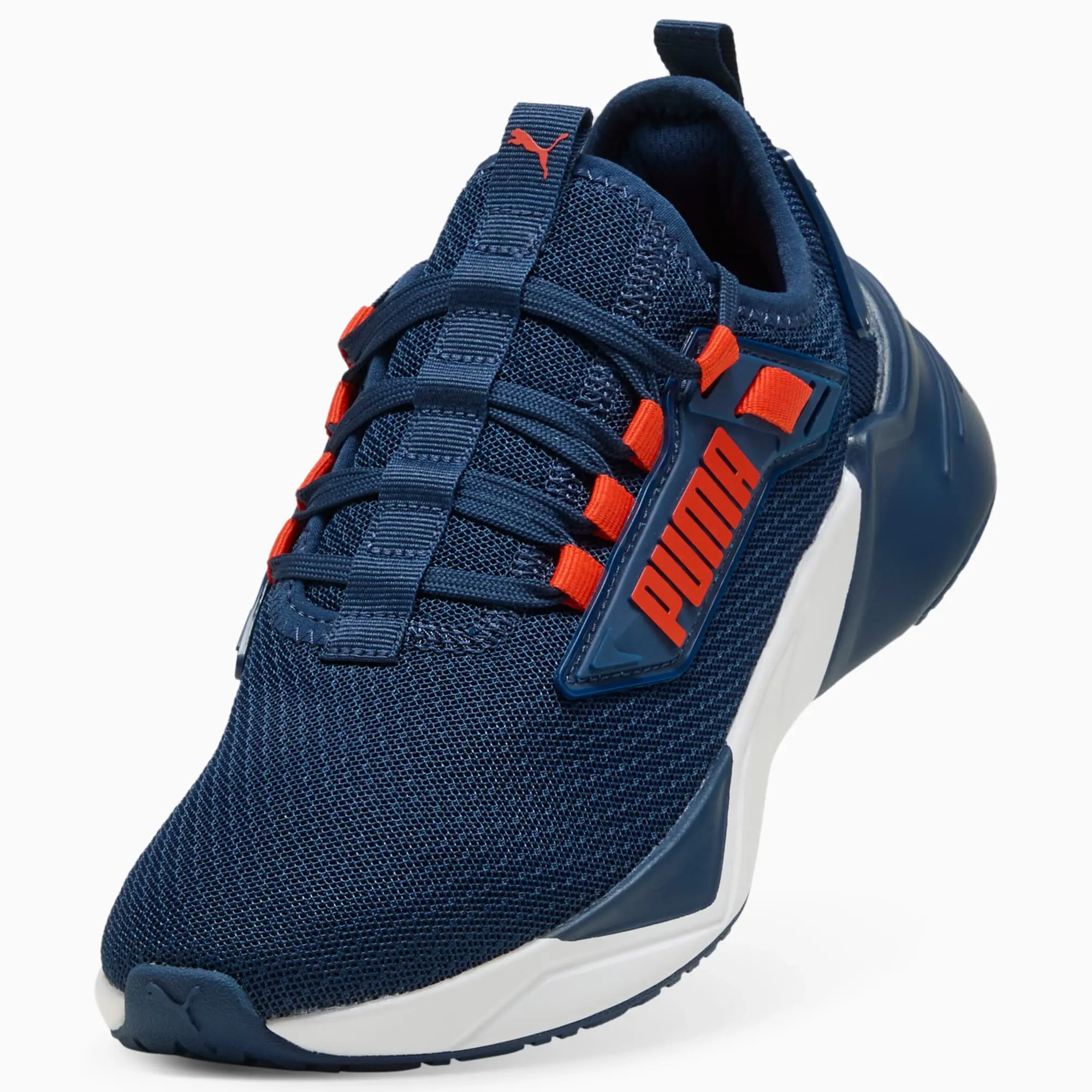 PUMA Retaliate 3 Running Shoes Youth, Persian Blue/Fierce Red/White