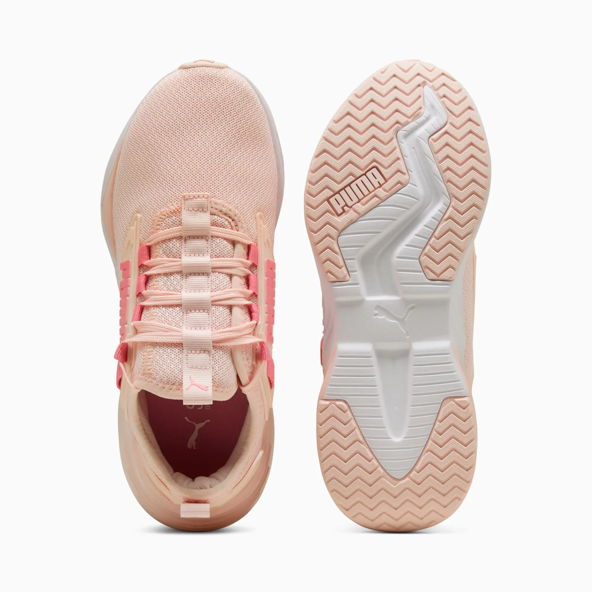 PUMA Retaliate 3 Running Shoes Youth, Jasmine Flower/Pinkscape/White
