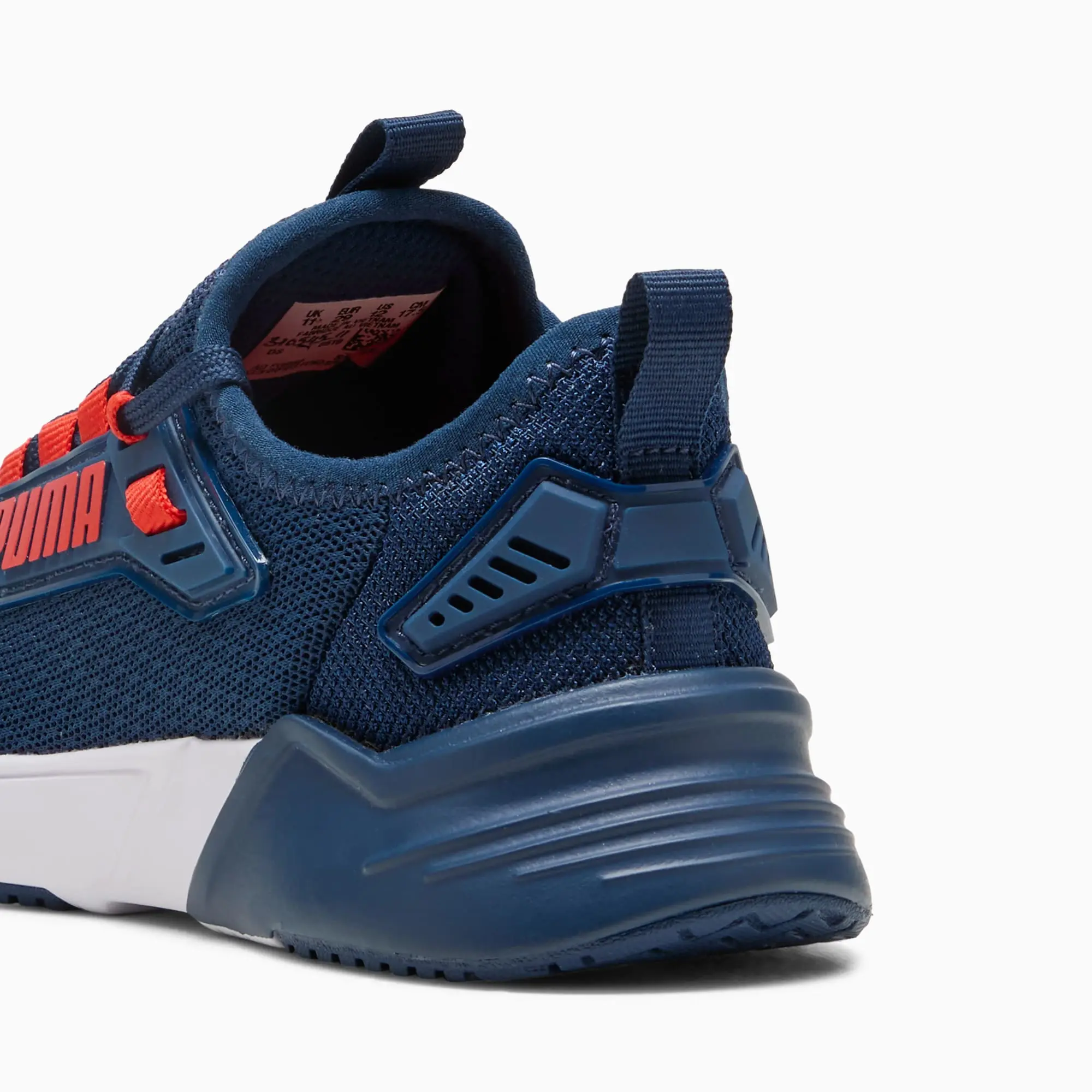 PUMA Retaliate 3 Running Shoes Toddler, Persian Blue/Fierce Red/White, size 1