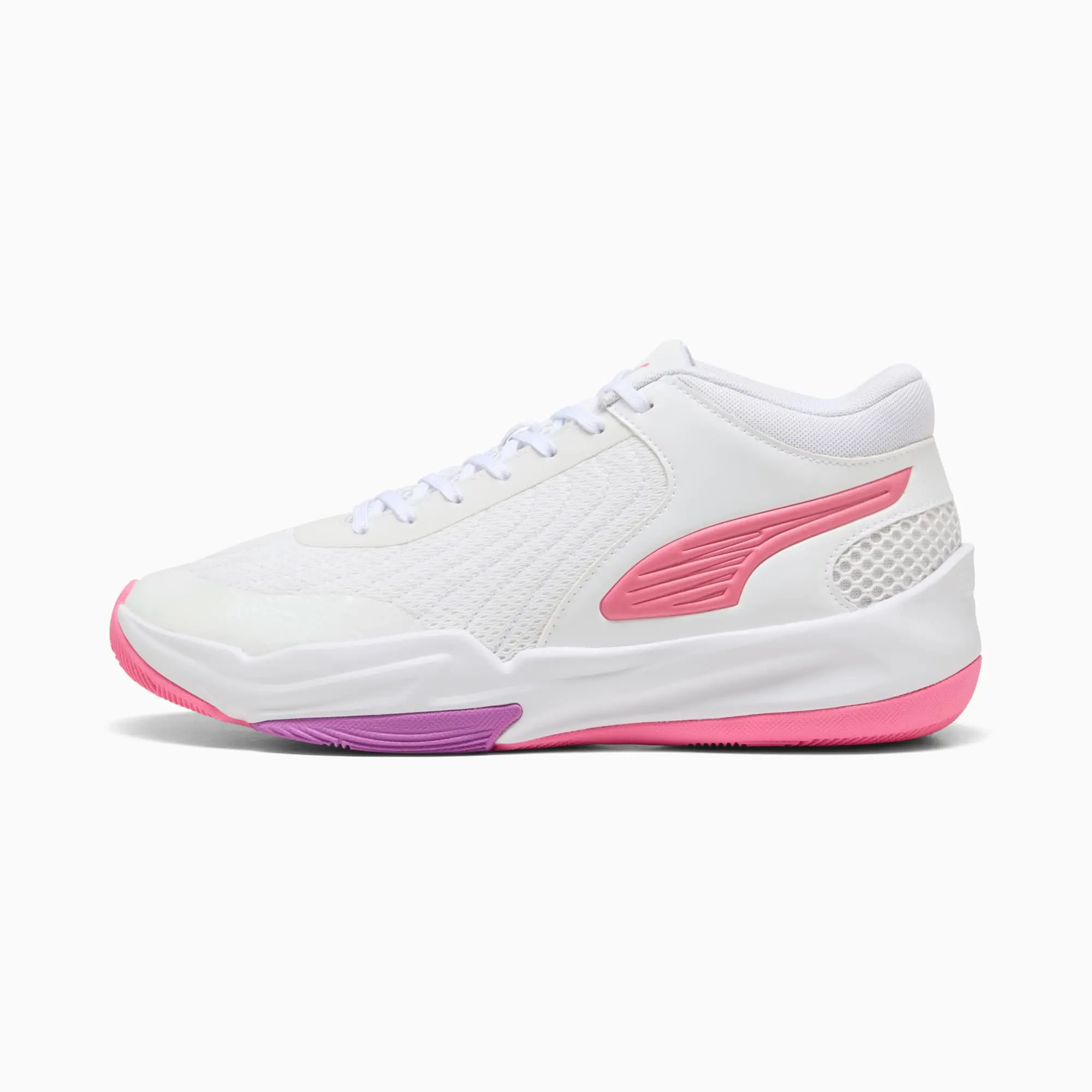 PUMA Court Pro 2 Metallic Basketball Shoes Unisex, Magic Rose/Pure Magenta/Iridescent, size 10