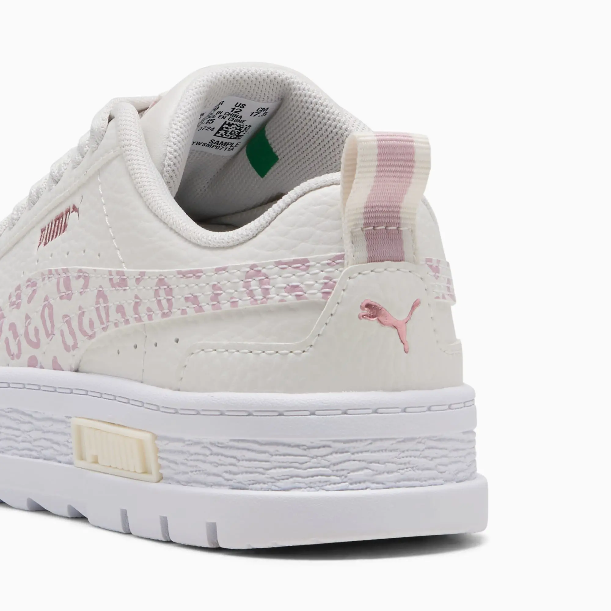 PUMA Mayze Wild Sneakers Kids, Vapor Grey/Mauve Mist, size 1