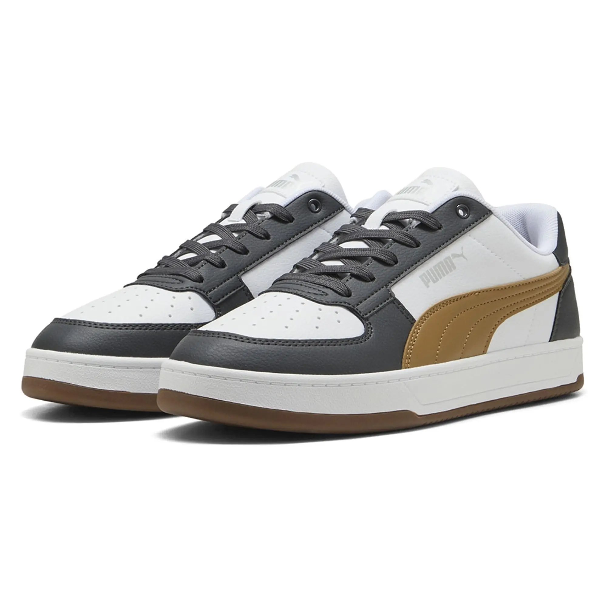 PUMA Caven 2.0 Sneakers, White/Honey Butter/Dusky Grey, size 10