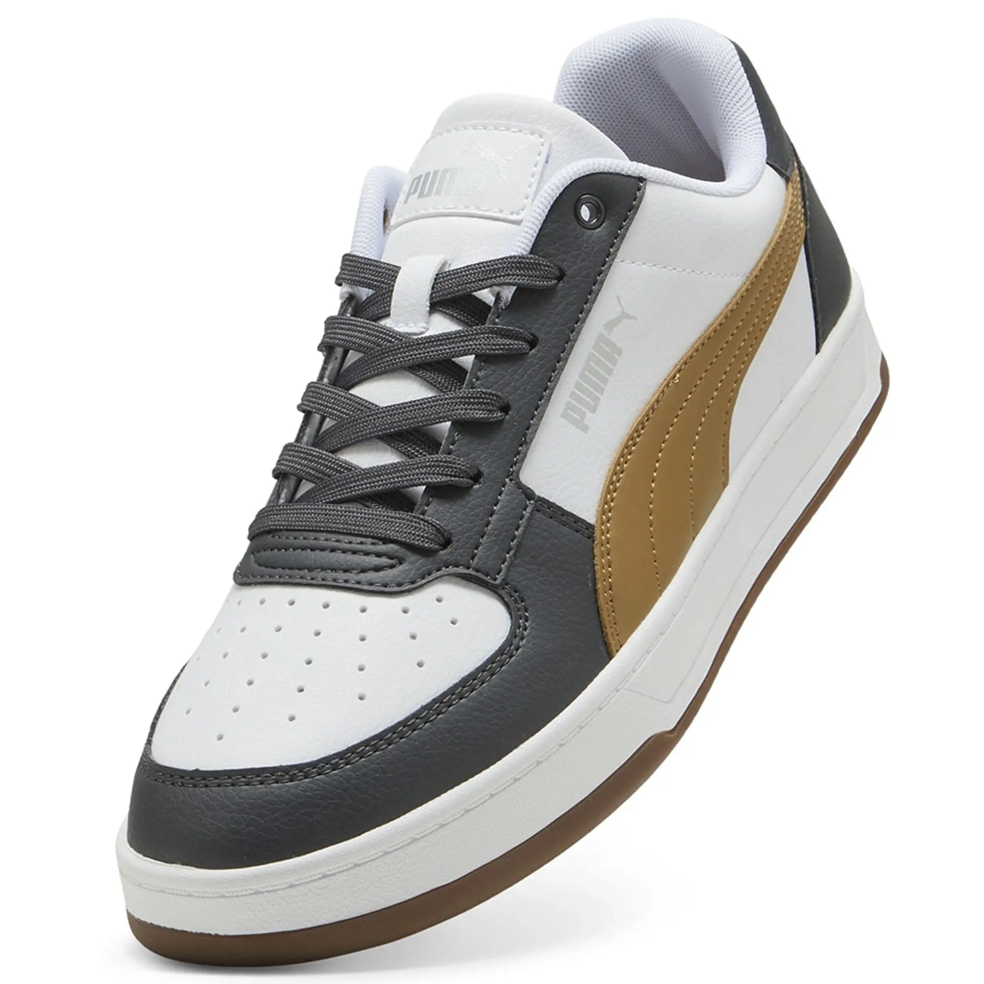 PUMA Caven 2.0 Sneakers, White/Honey Butter/Dusky Grey, size 10