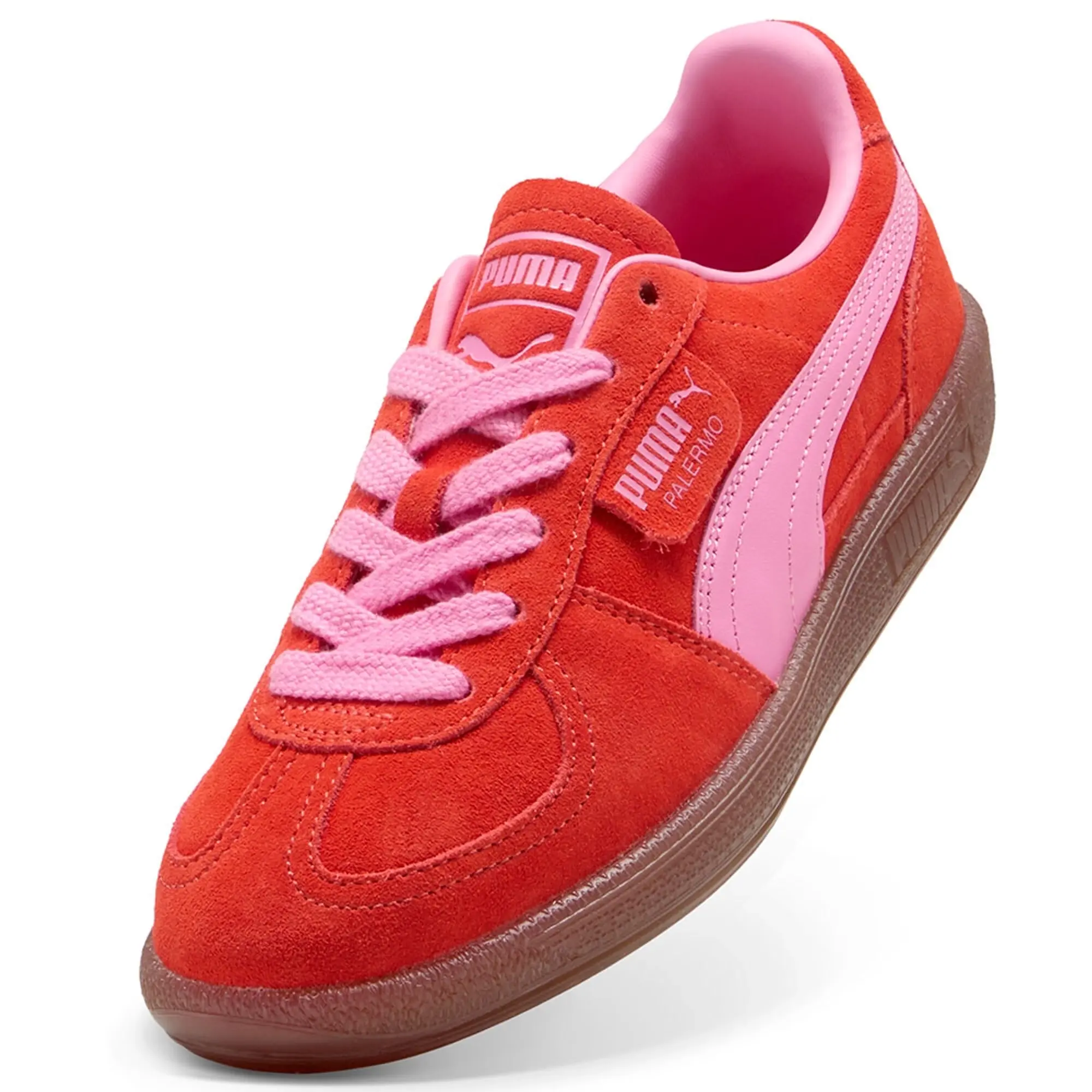 PUMA Palermo Sneakers Unisex, Fierce Red/Poison Pink, size 10
