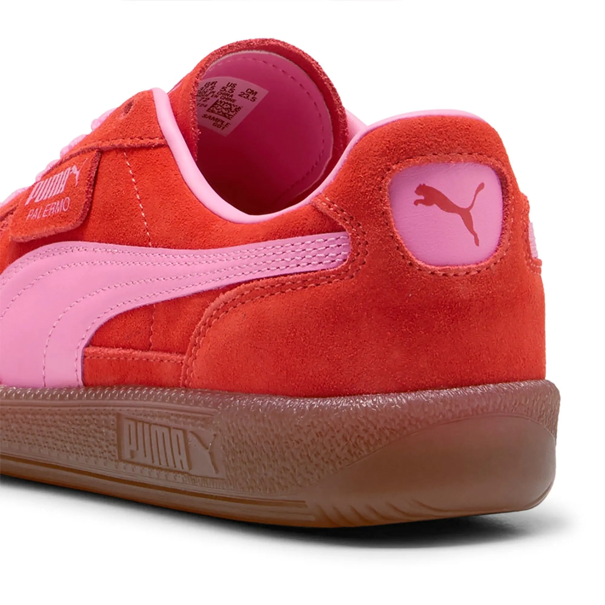 PUMA Palermo Sneakers Unisex, Fierce Red/Poison Pink, size 10