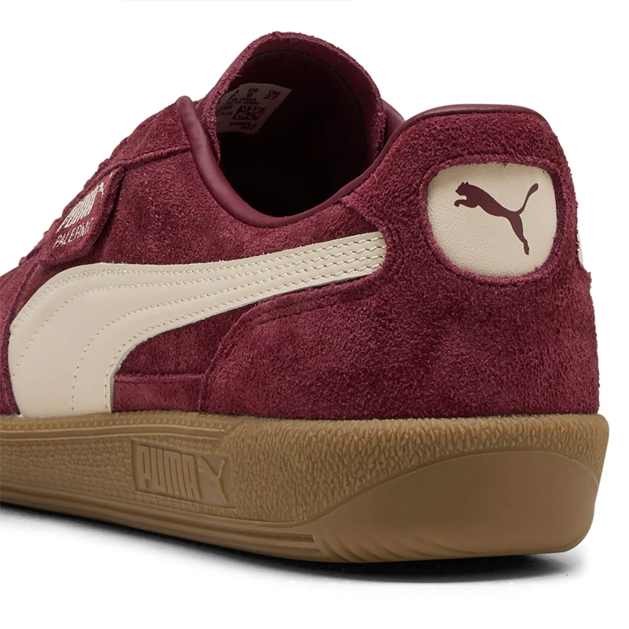 PUMA Palermo Sneakers Unisex, Ruby Shimmer/Alpine Snow, size 10