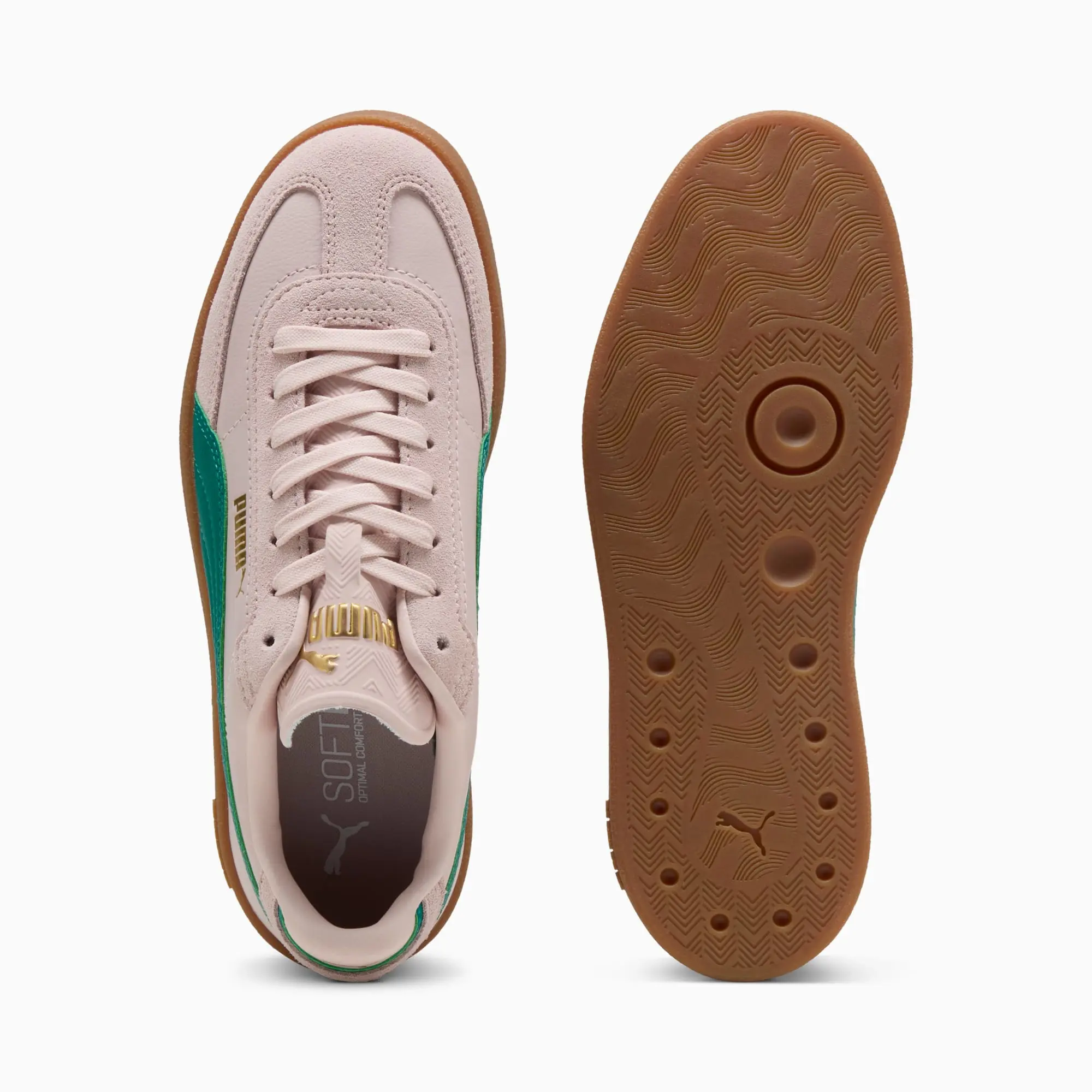 PUMA Club II Era Sneakers Unisex, Mauve Mist/Wild Green, size 10