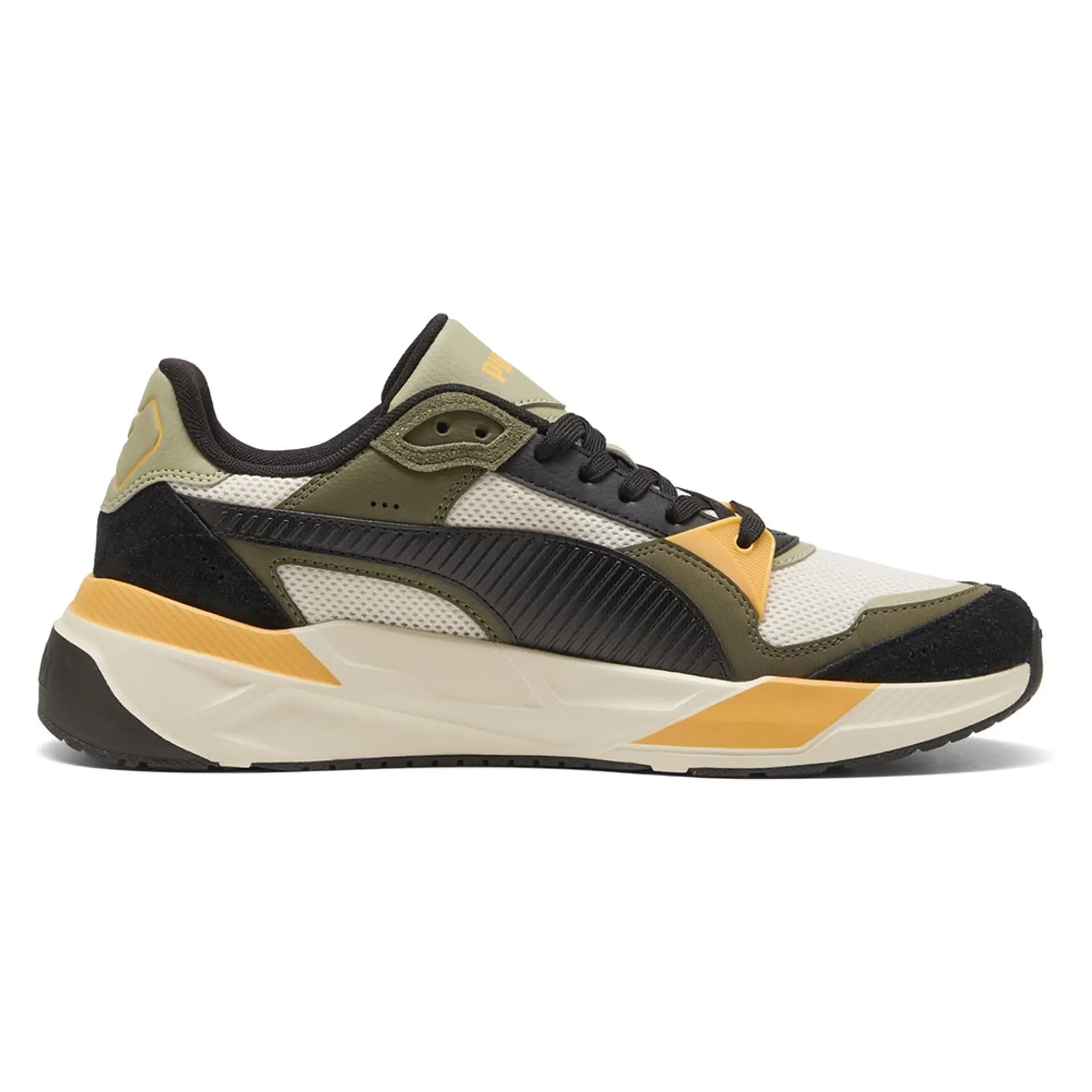 PUMA Trinity 2 Sneakers Unisex, Alpine Snow/Black/Lux Army, size 10