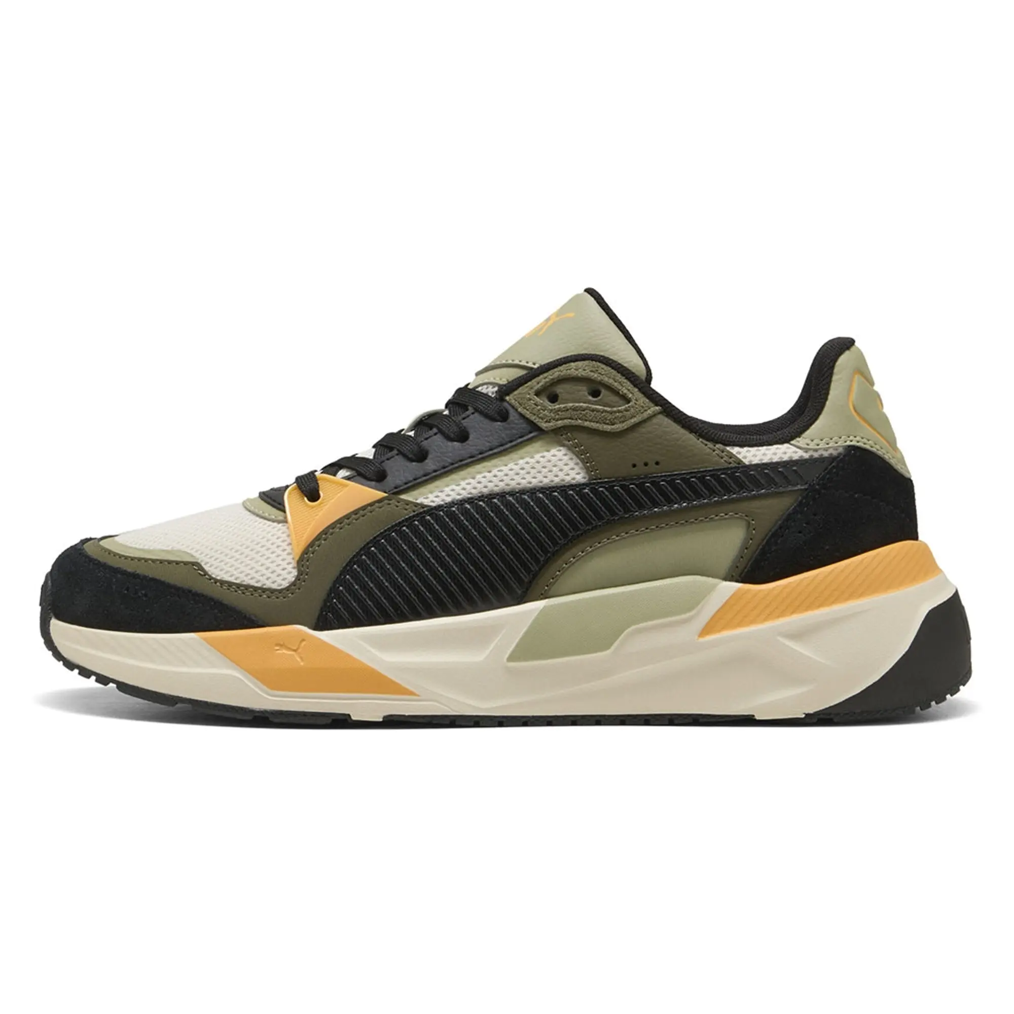 PUMA Trinity 2 Sneakers Unisex, Alpine Snow/Black/Lux Army, size 10