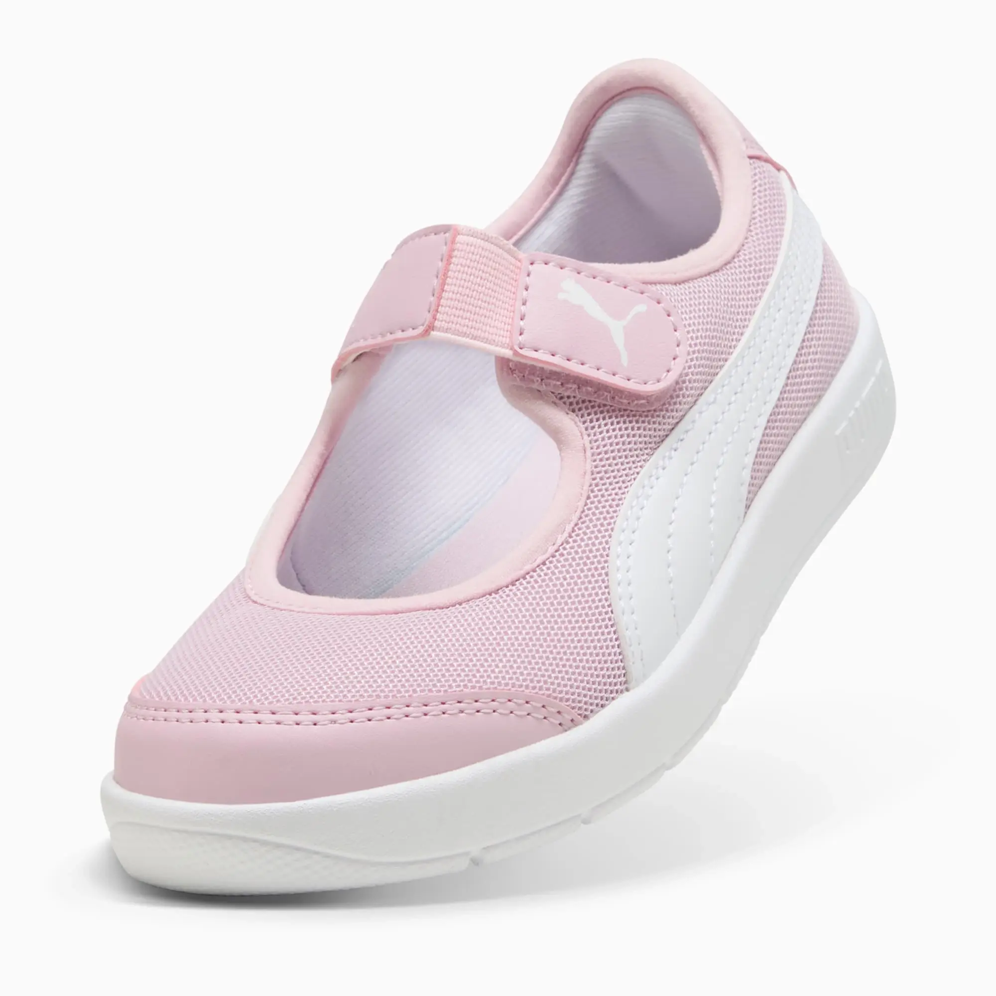 PUMA Courtflex V3 Lina V Sneakers Kids, Rose Mauve/White, size 1