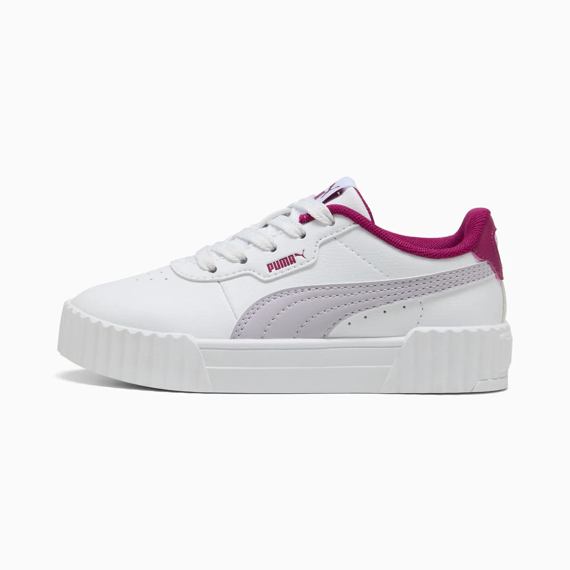 PUMA Carina 3.0 Sneakers Kids, White/Lilac Crush, size 1
