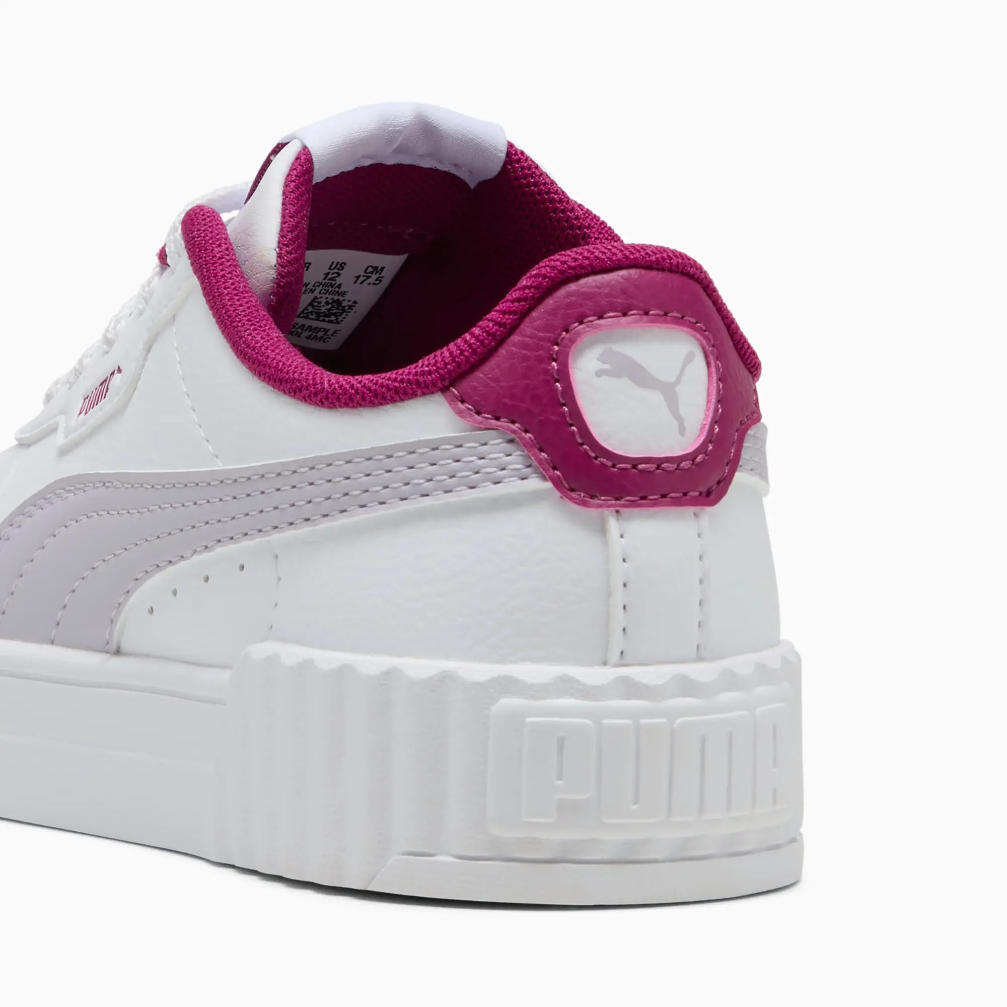 PUMA Carina 3.0 Sneakers Kids, White/Lilac Crush, size 1