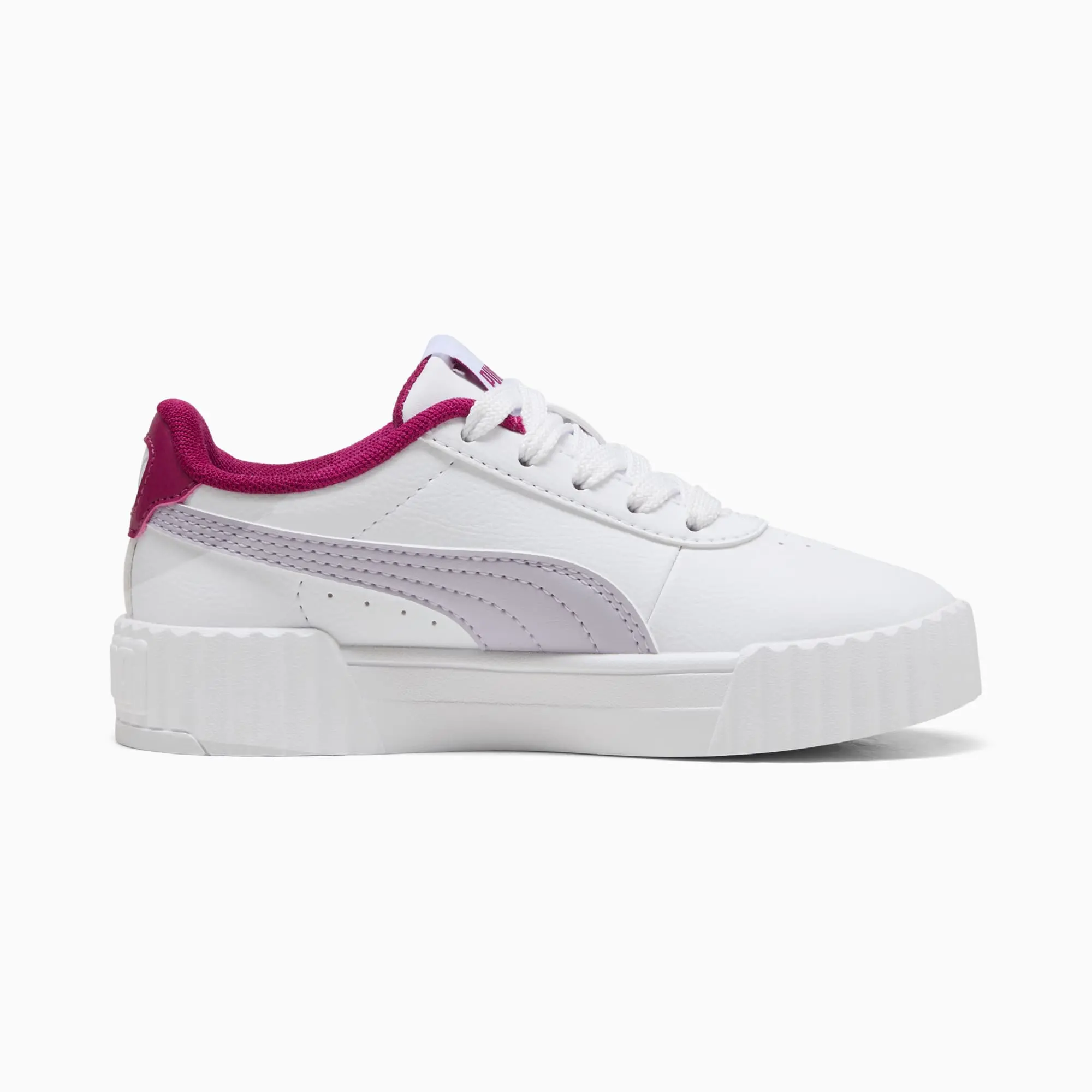 PUMA Carina 3.0 Sneakers Kids, White/Lilac Crush, size 1