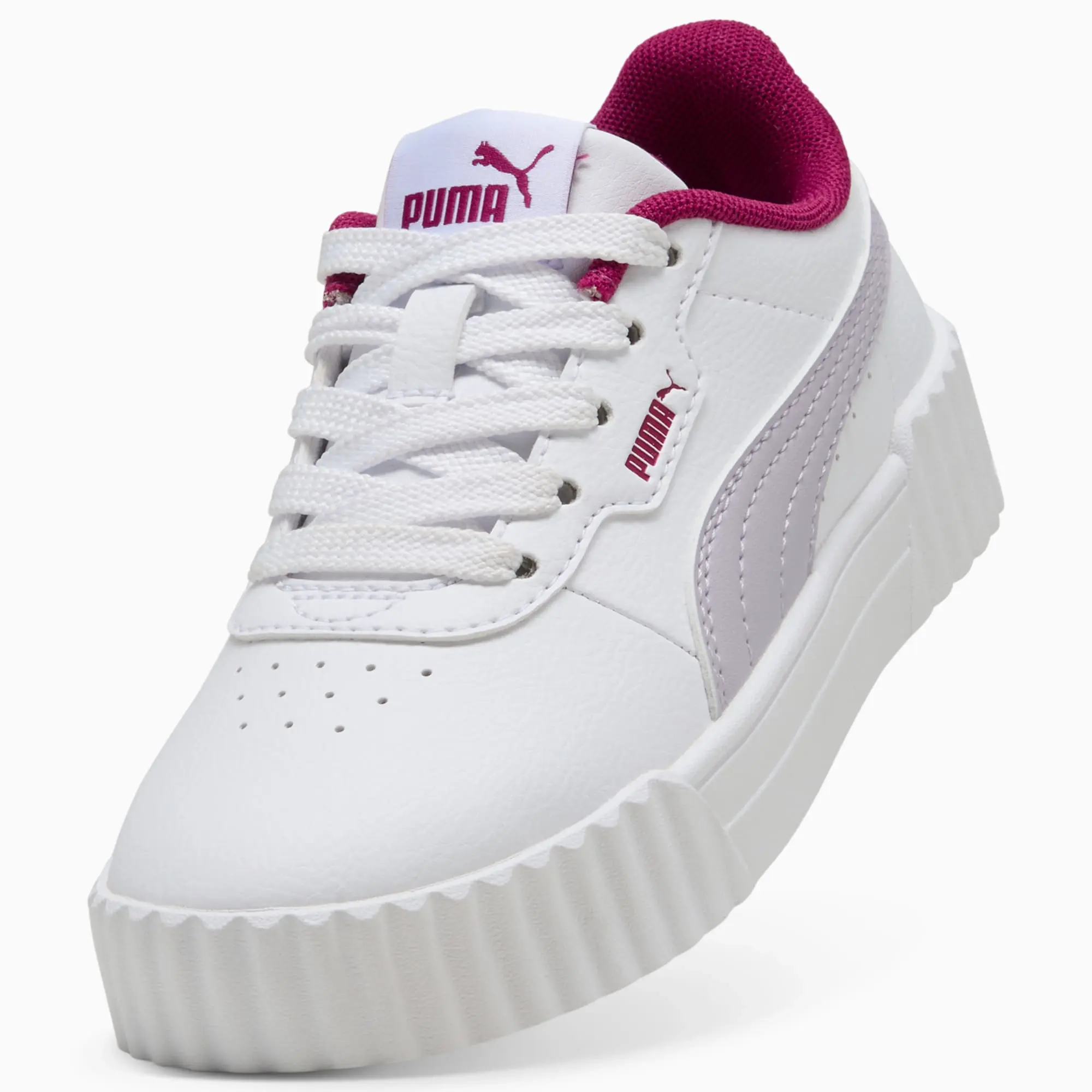 PUMA Carina 3.0 Sneakers Kids, White/Lilac Crush, size 1