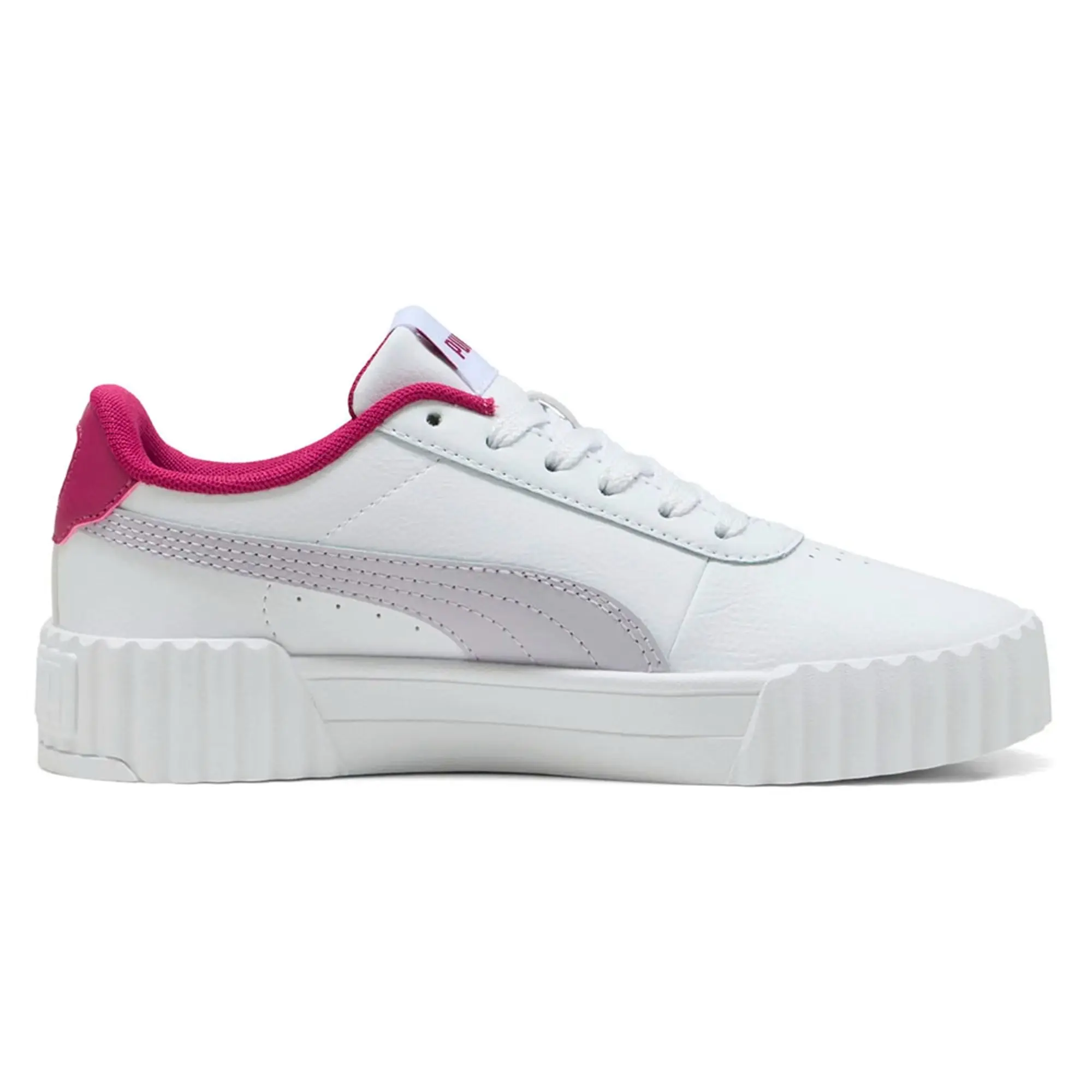 PUMA Carina 3.0 Sneakers Youth, White/Lilac Crush, size 3