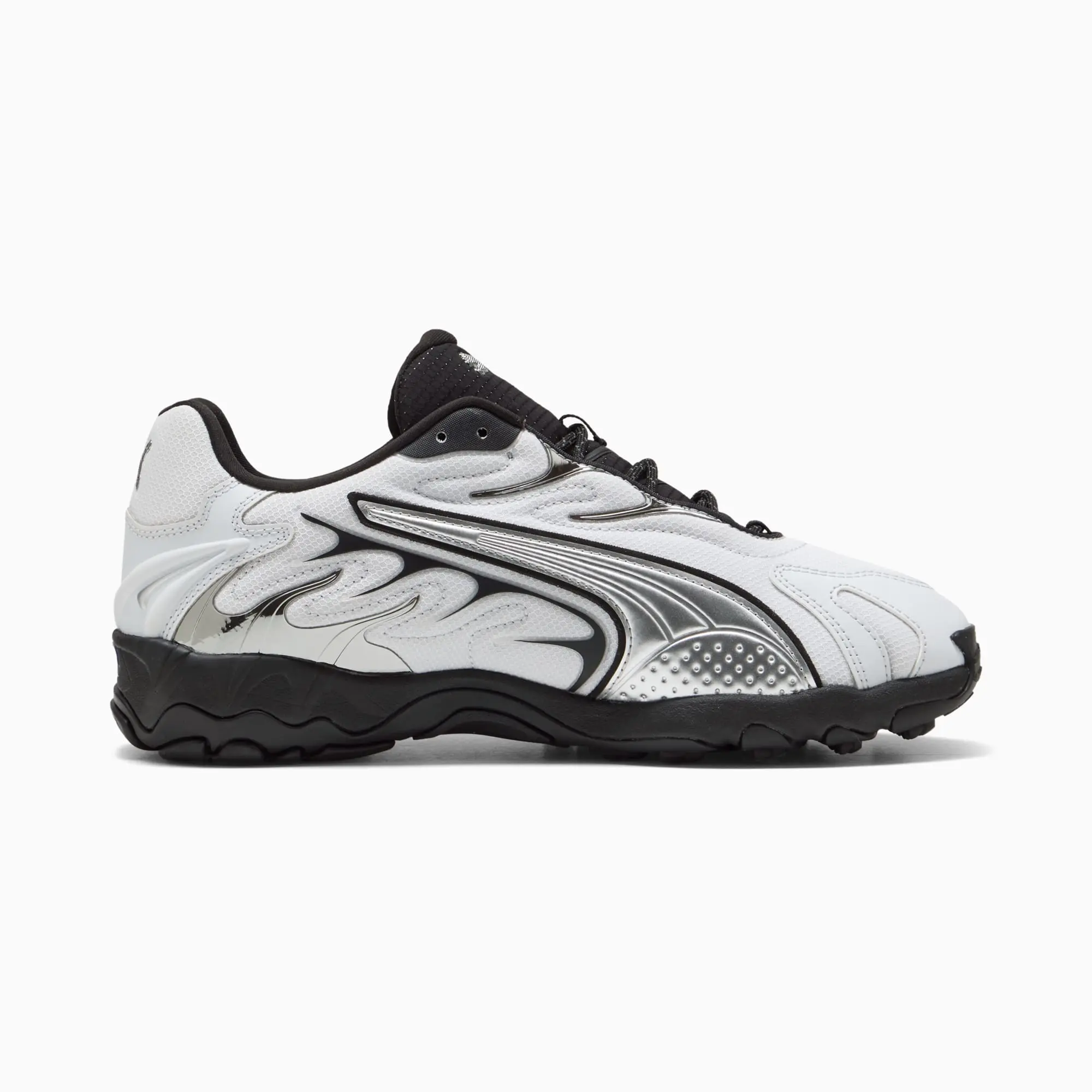 PUMA Inhale Smile Sneakers Unisex, Silver Mist/Black, size 10