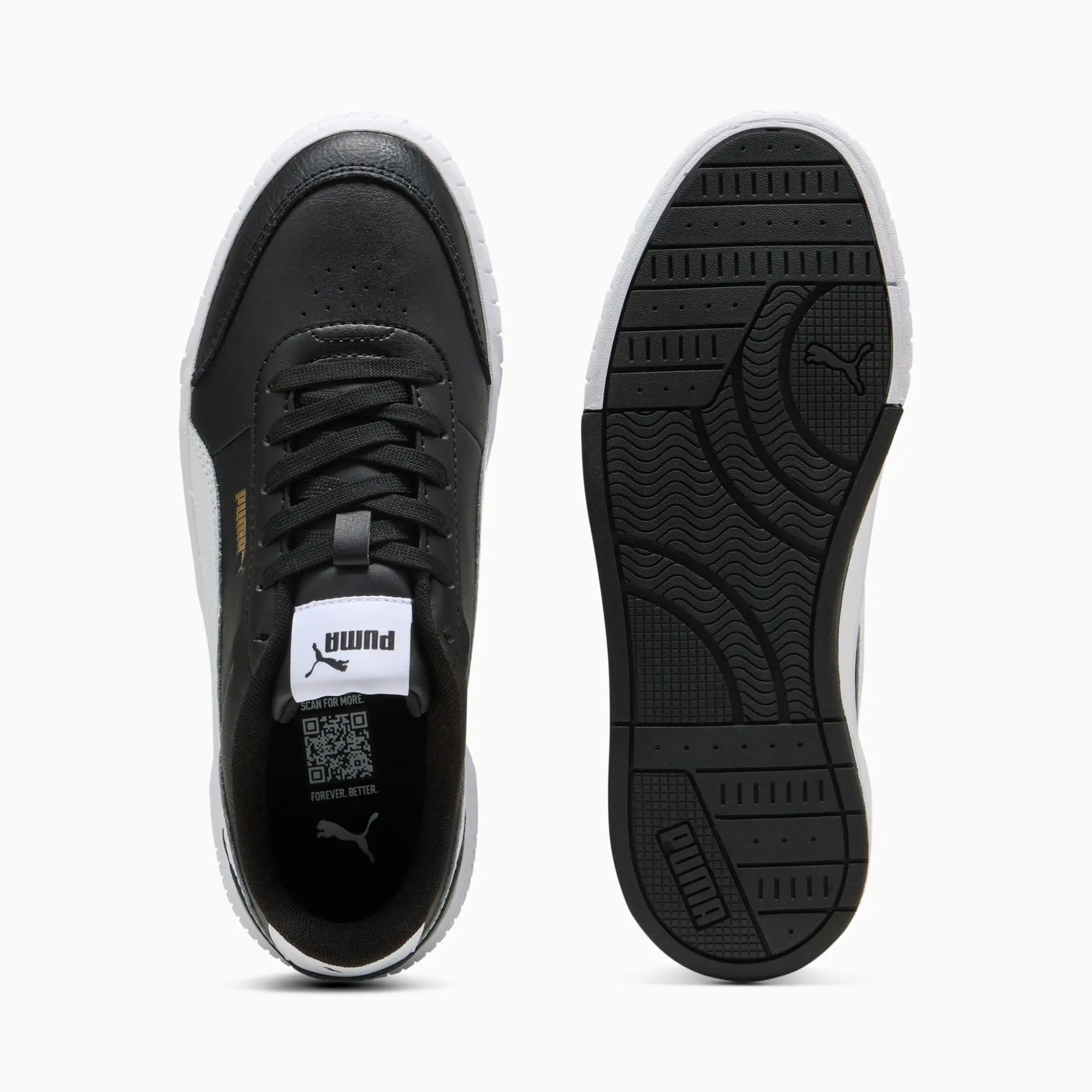 PUMA Carina Mia Sneakers Women, Black/White, size 3