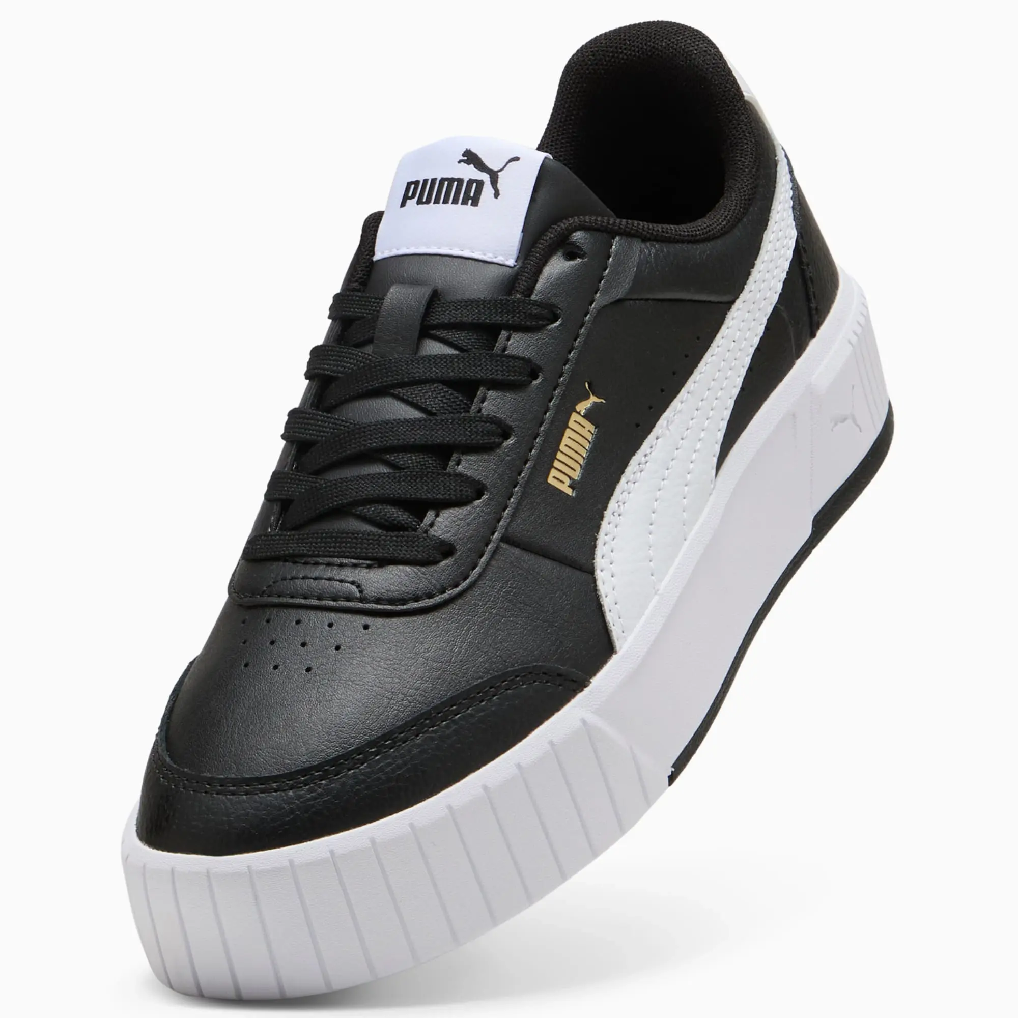 PUMA Carina Mia Sneakers Women, Black/White, size 3