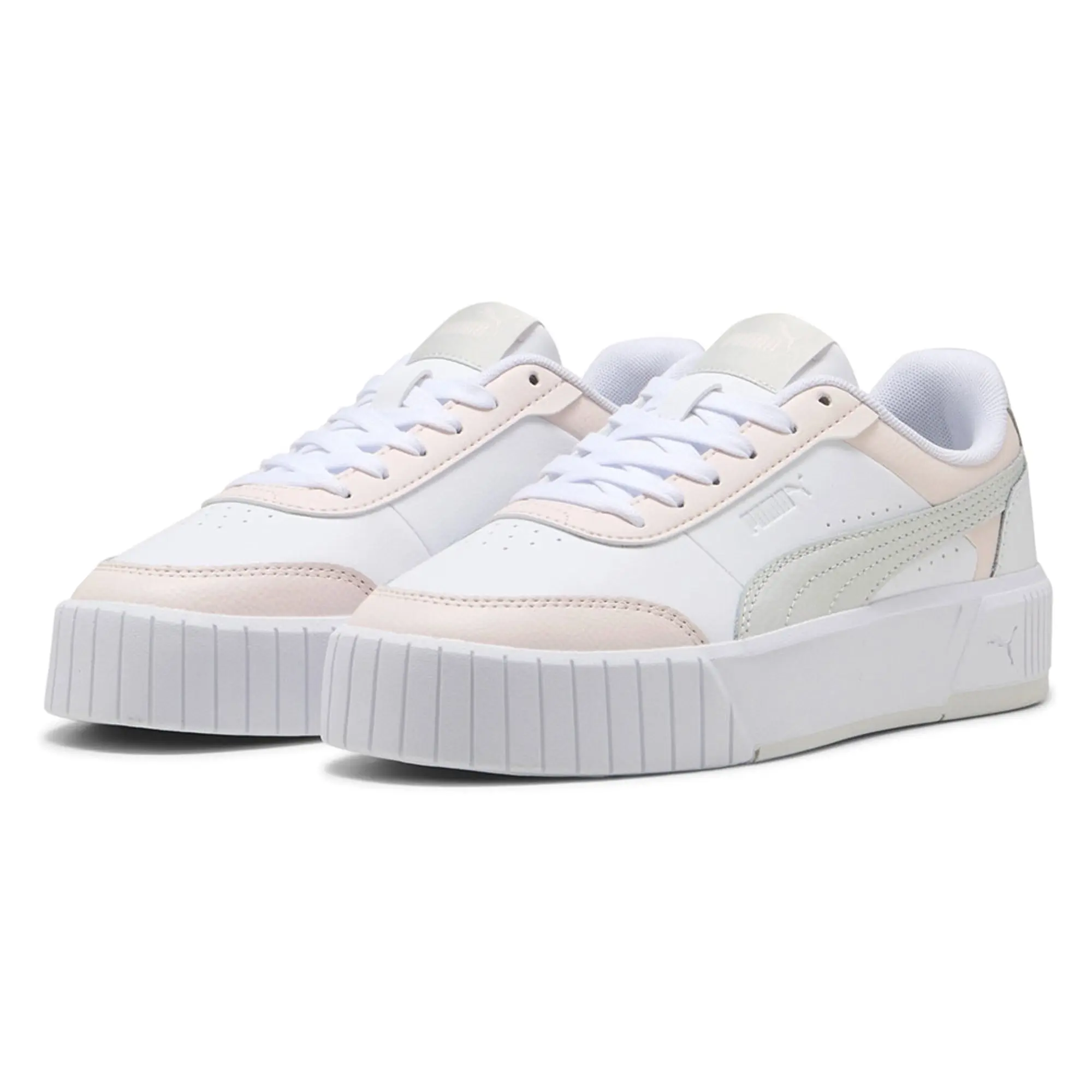 PUMA Carina Mia Sneakers Women, White/Feather Grey, size 3