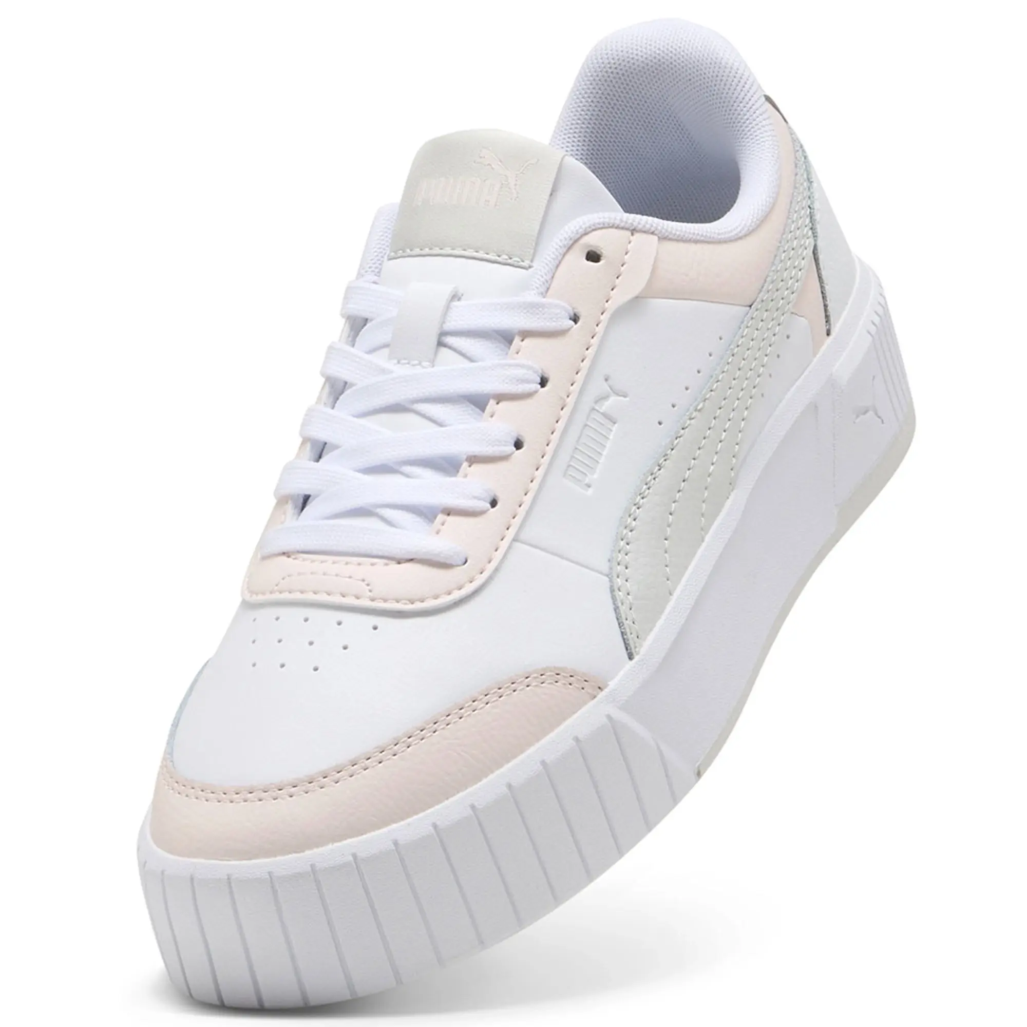 PUMA Carina Mia Sneakers Women, White/Feather Grey, size 3