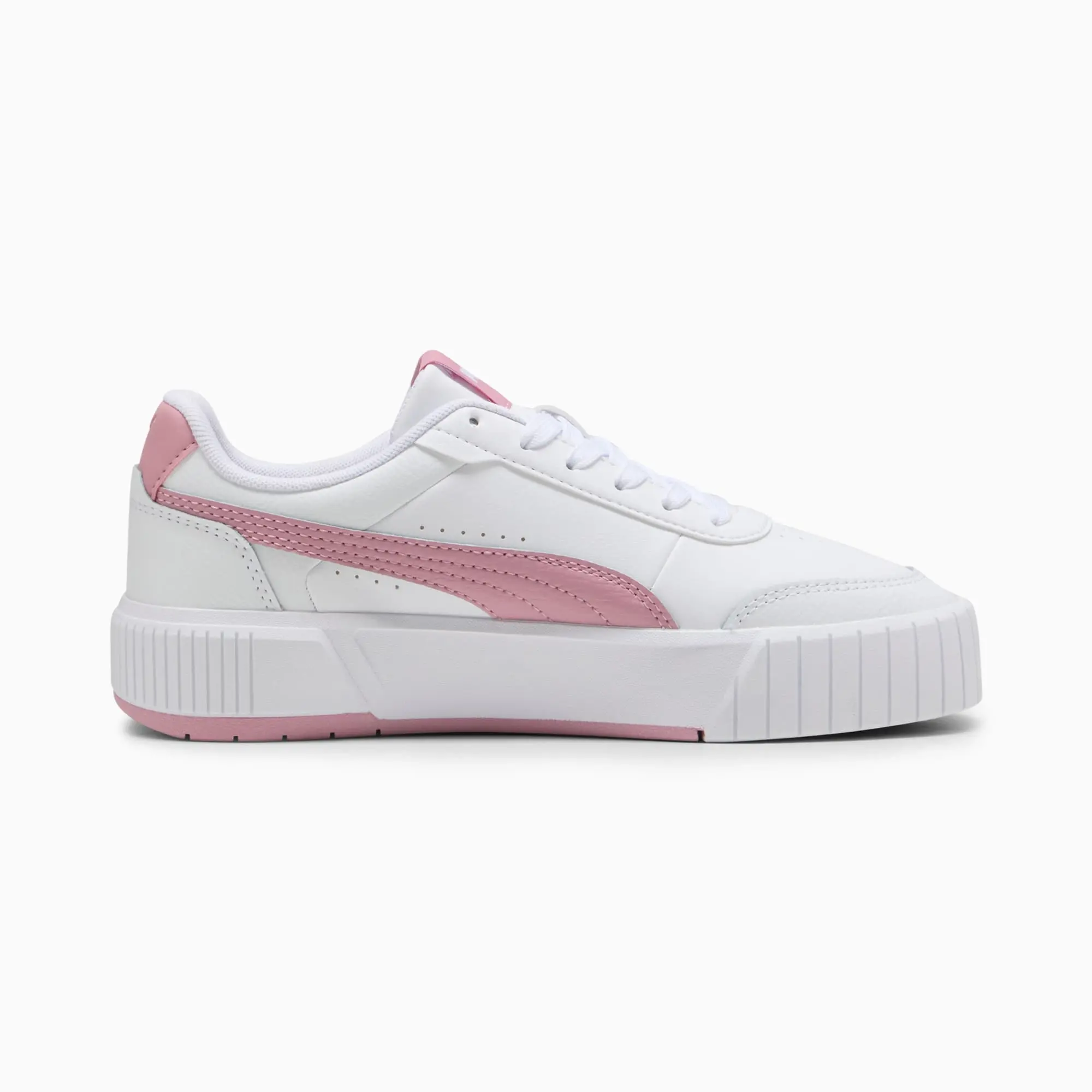 PUMA Carina Mia Sneakers Women, White/Poised Pink, size 3