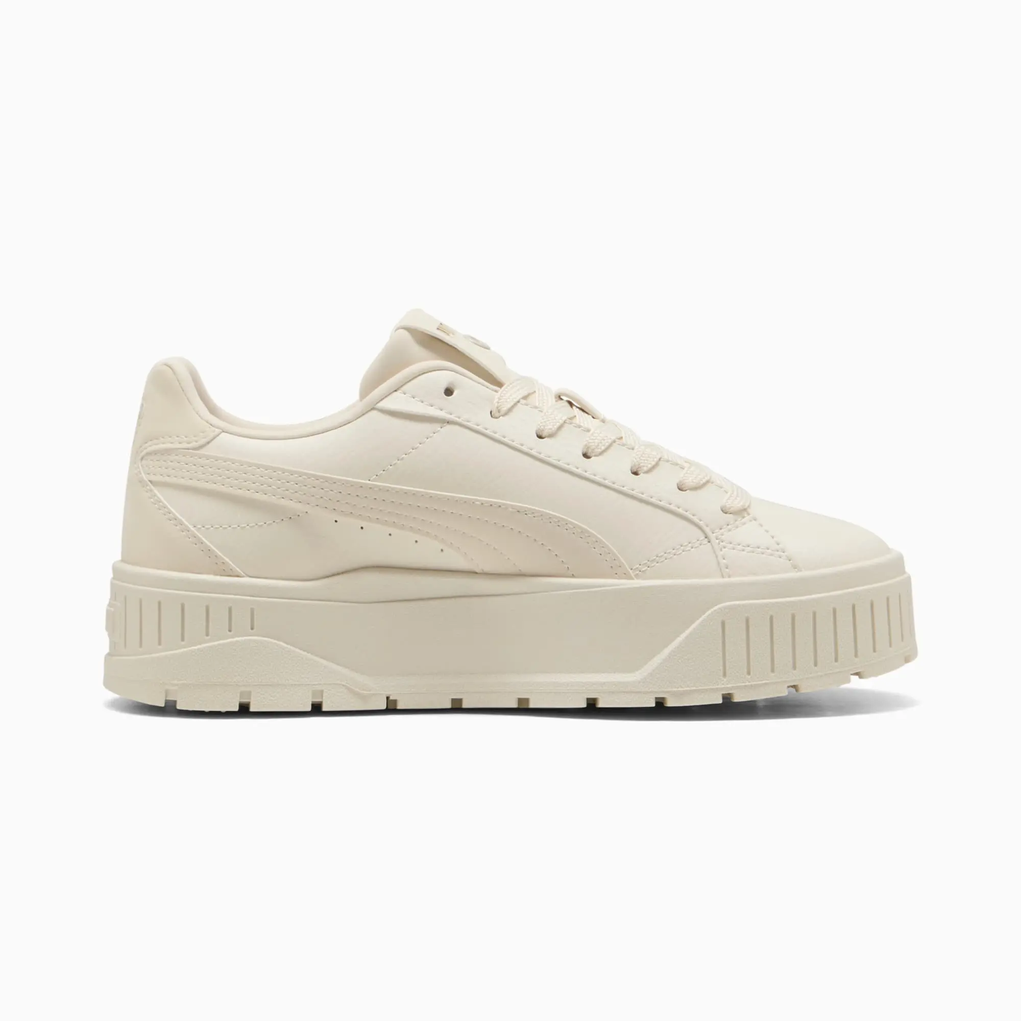 PUMA Karmen II Animal Flair Sneakers Women, Alpine Snow/Toasted Almond, size 3