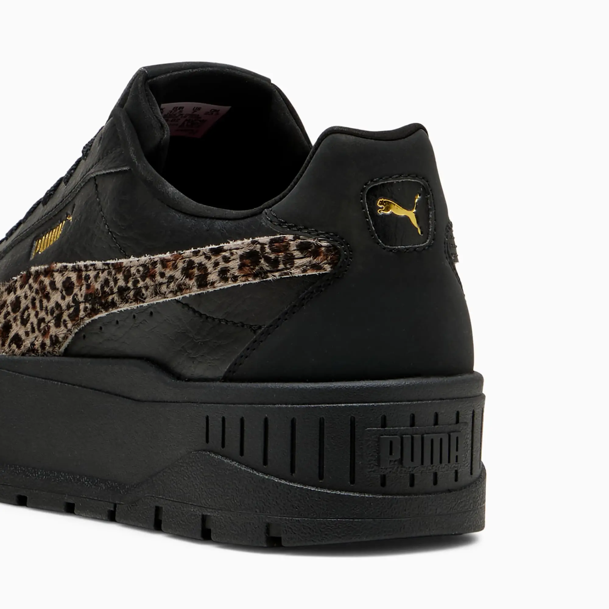 PUMA Karmen II Animal Flair Sneakers Women, Black/Dusky Grey, size 3