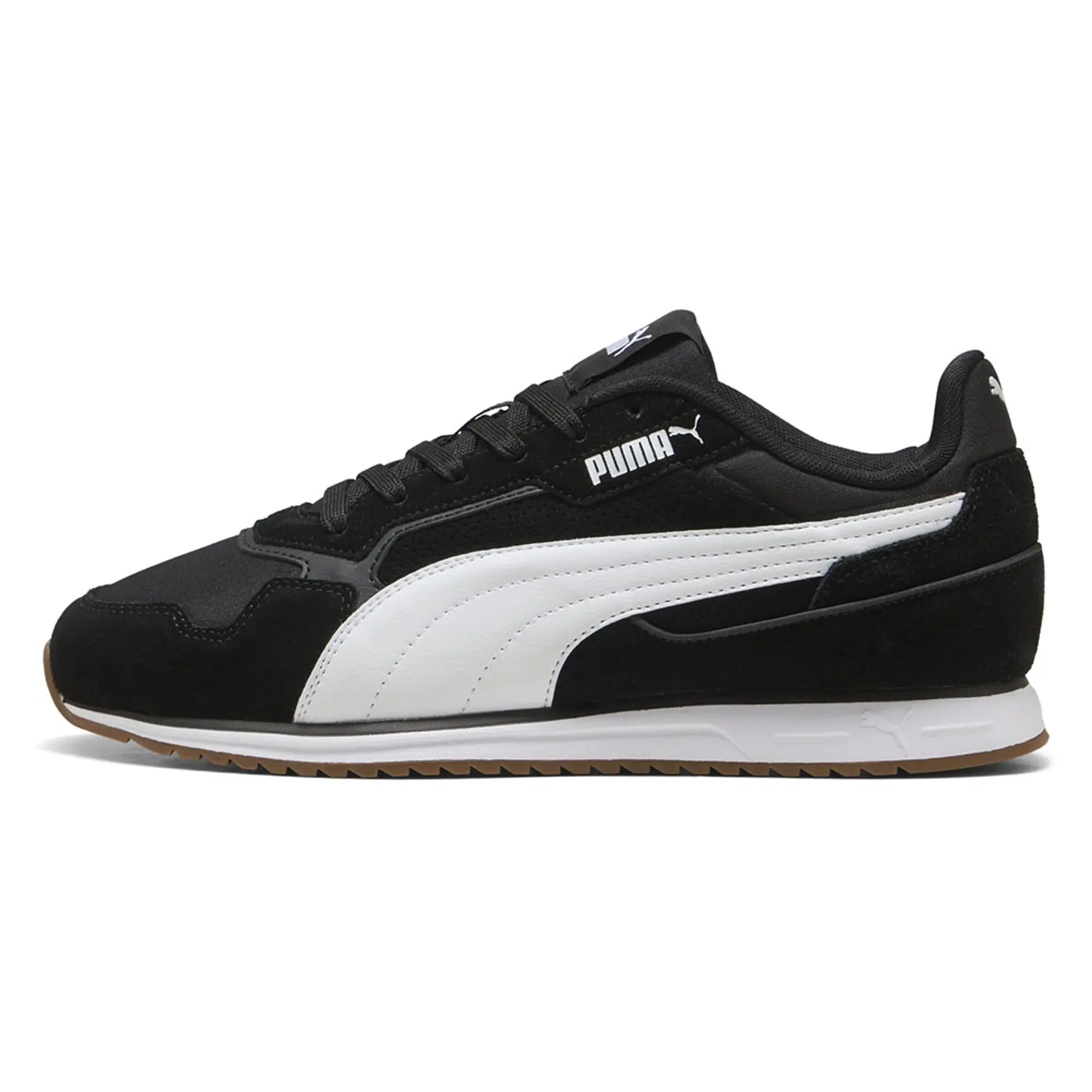 PUMA Softride ST Miler Sneakers Unisex, White/Black/Gum, size 10