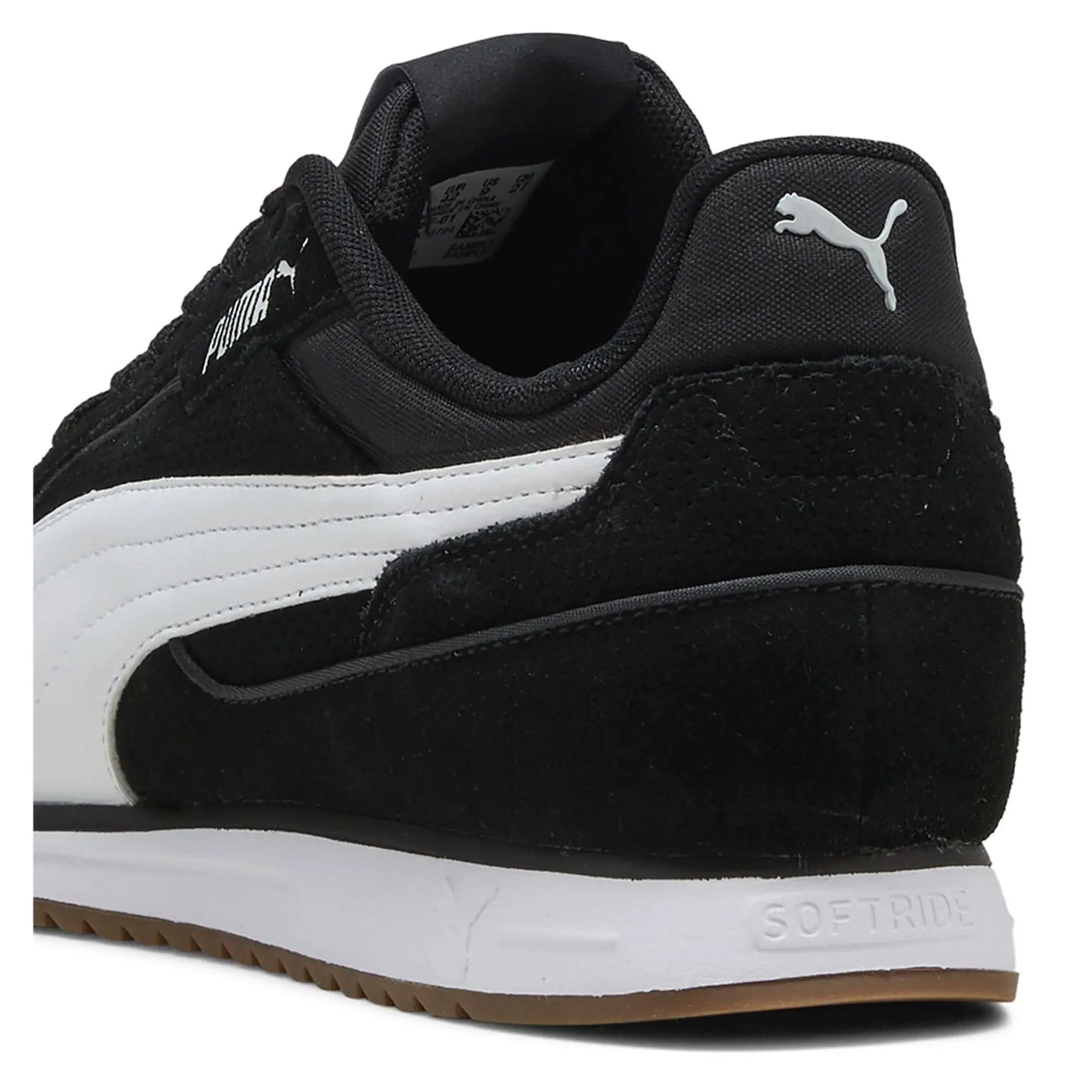 PUMA Softride ST Miler Sneakers Unisex, White/Black/Gum, size 10