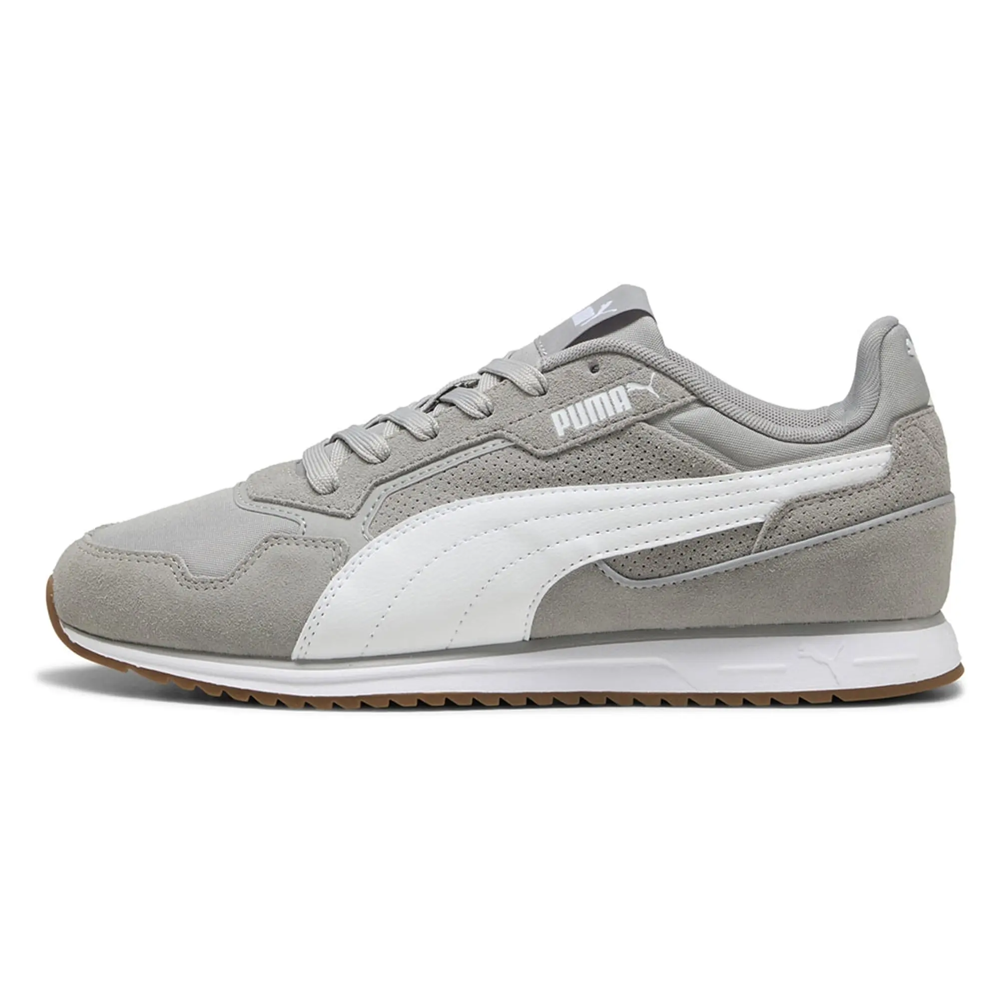 PUMA Softride ST Miler Sneakers Unisex, Grey Echo/White/Gum, size 10