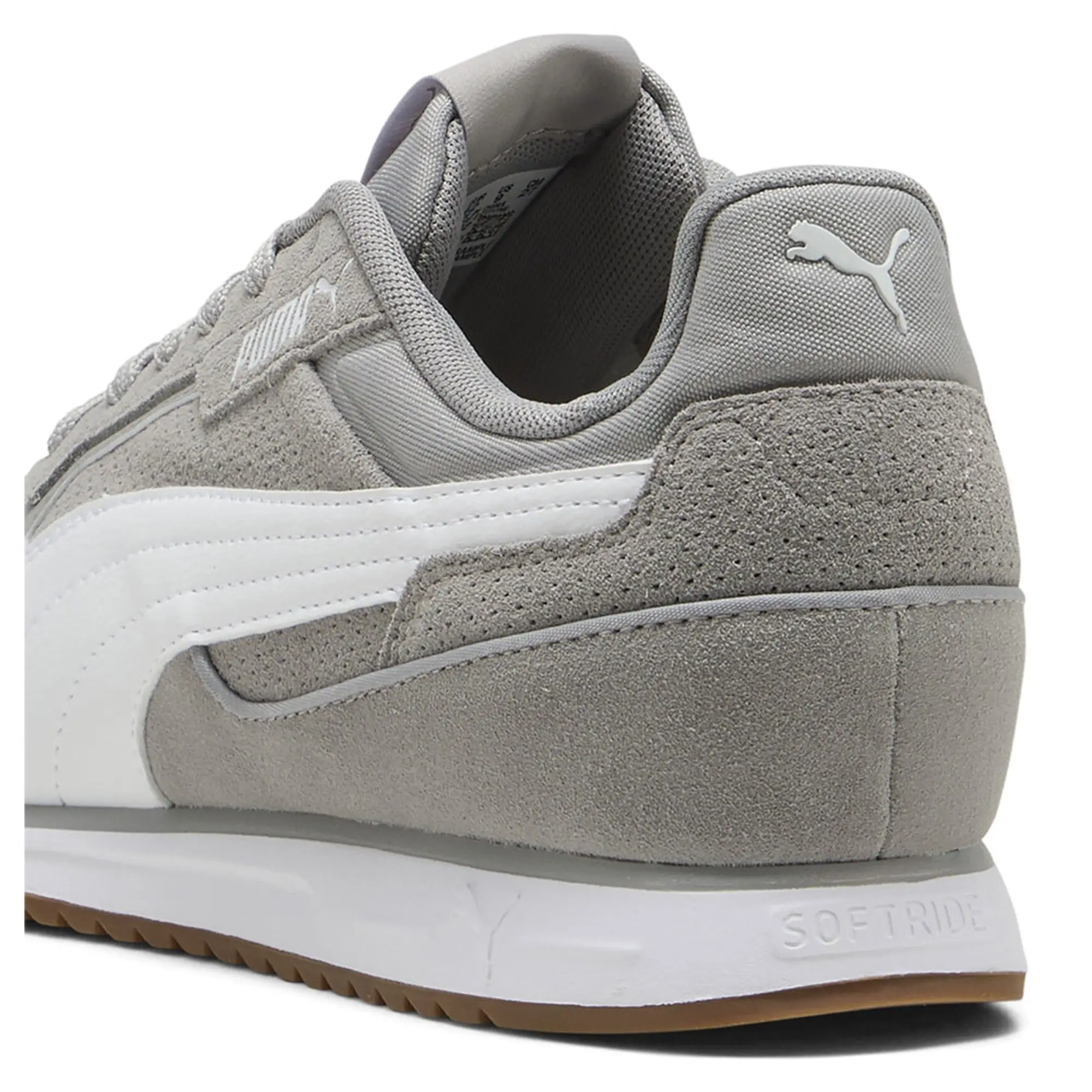 PUMA Softride ST Miler Sneakers Unisex, Grey Echo/White/Gum, size 10