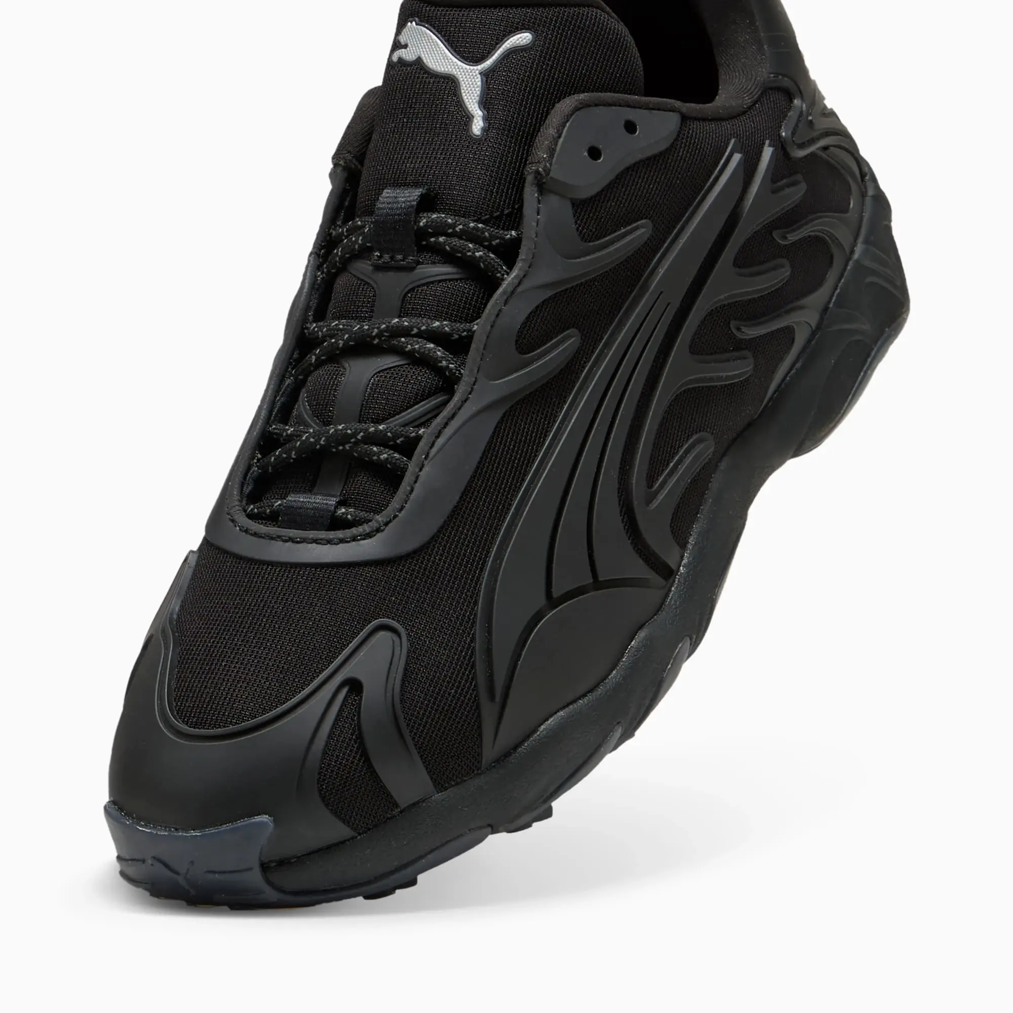PUMA Inhale Tech Street x Sneakers Unisex, Black/Silver, size 10