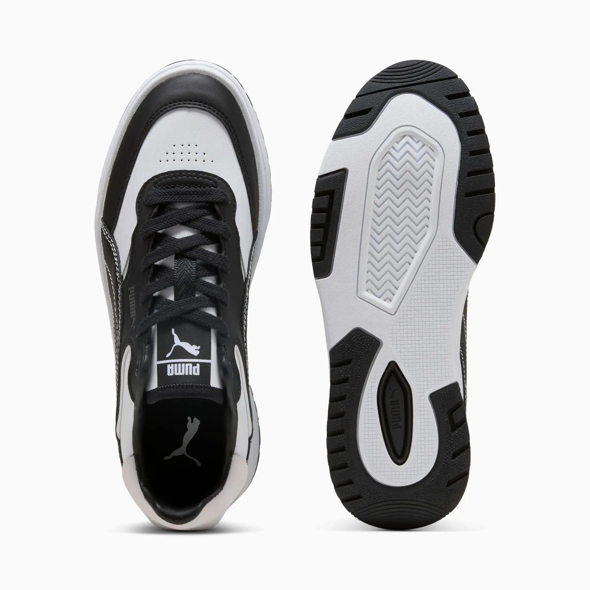 PUMA Cali Sylva Sneakers Women, White/Black, size 3