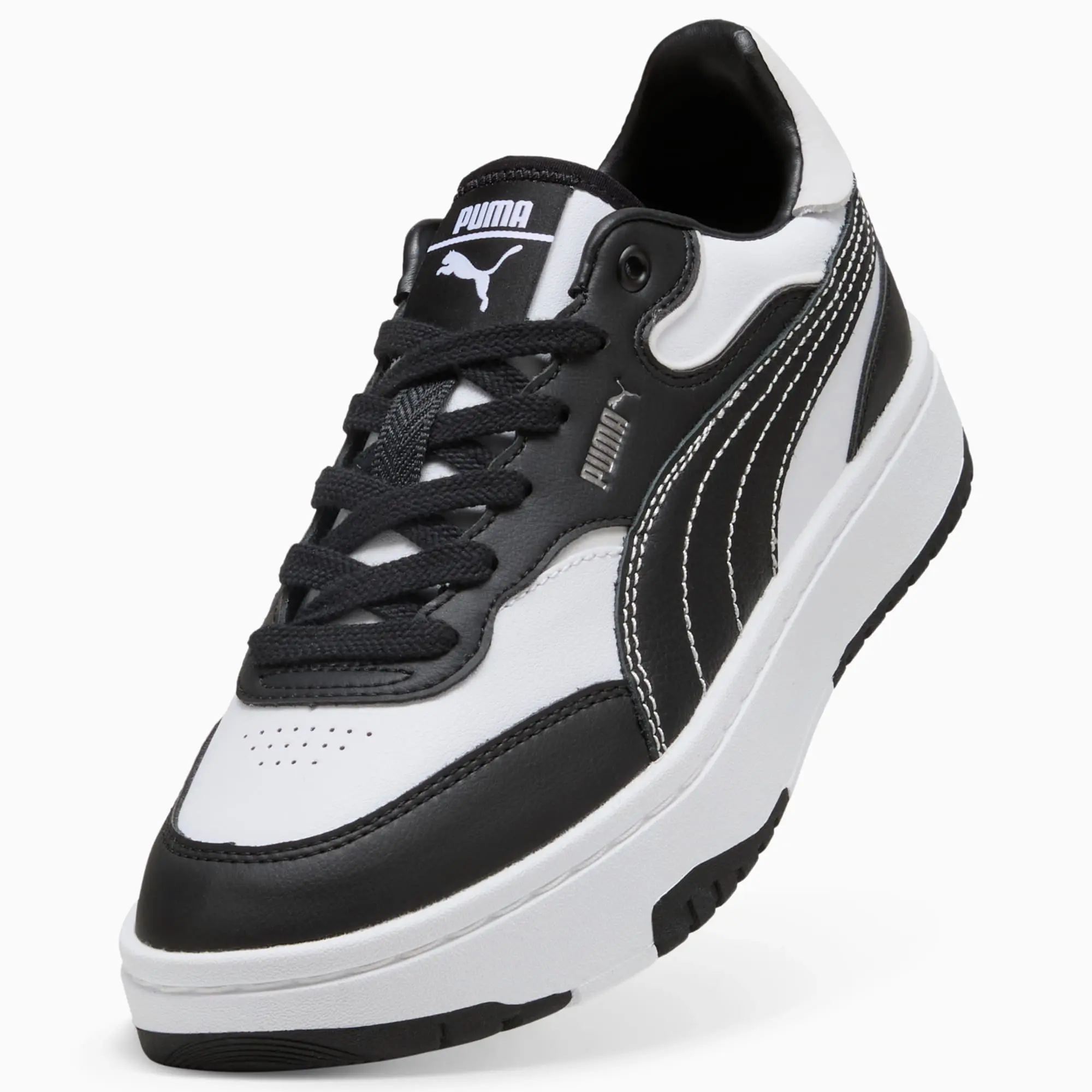 PUMA Cali Sylva Sneakers Women, White/Black, size 3