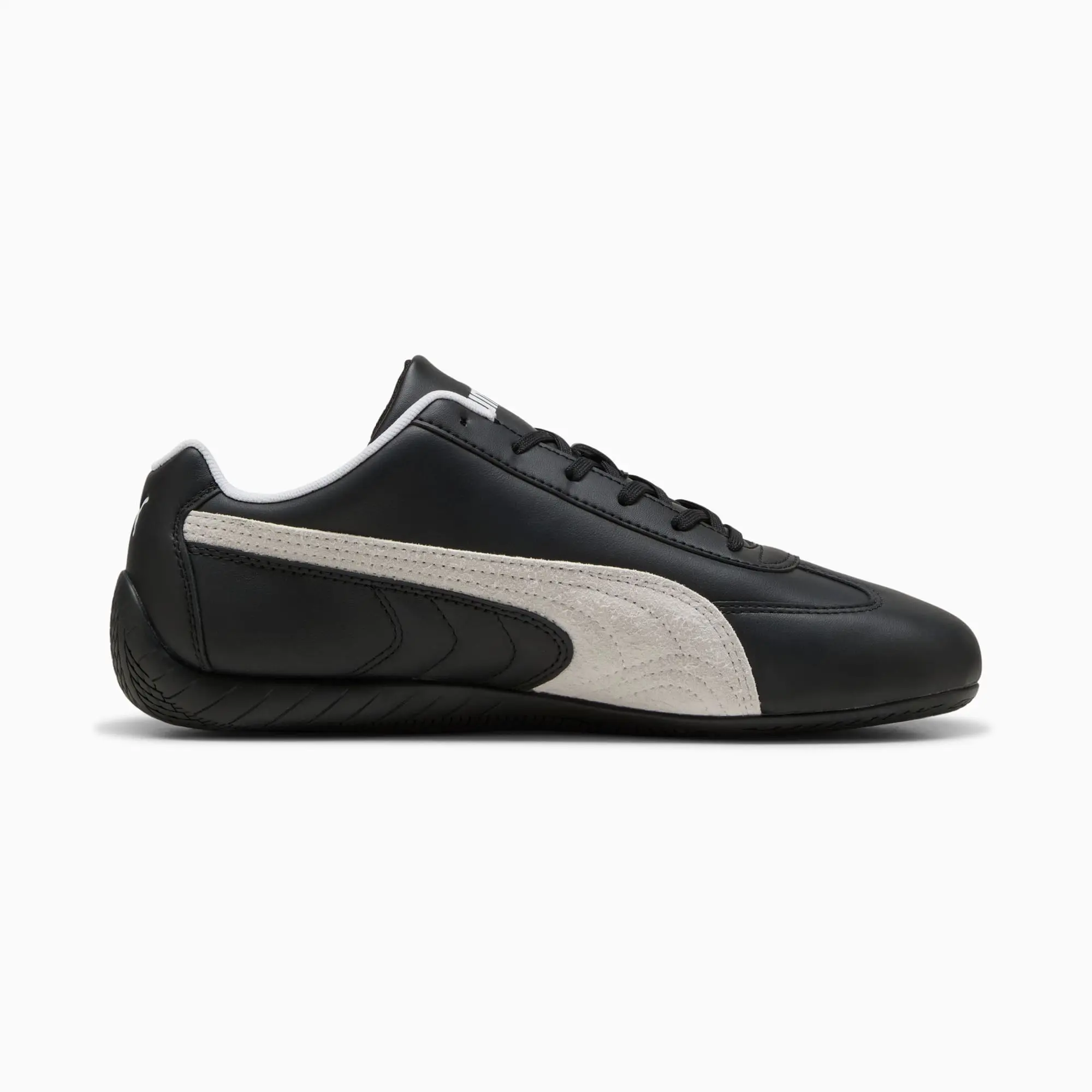PUMA SpeedCat Leather Sneakers Unisex, Black/White, size 10