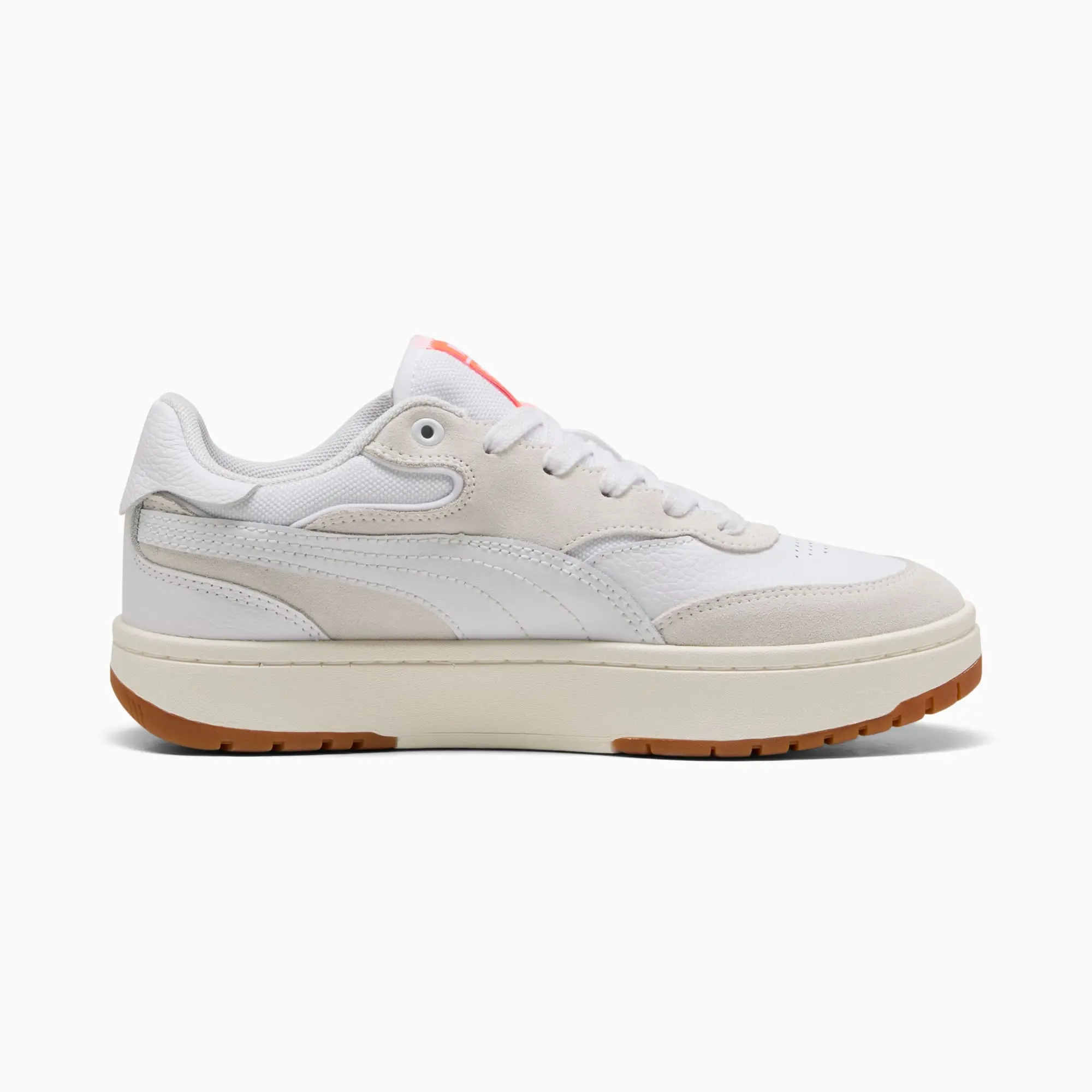PUMA Cali Sylva Vintage Sneakers Women, White/Warm White, size 3