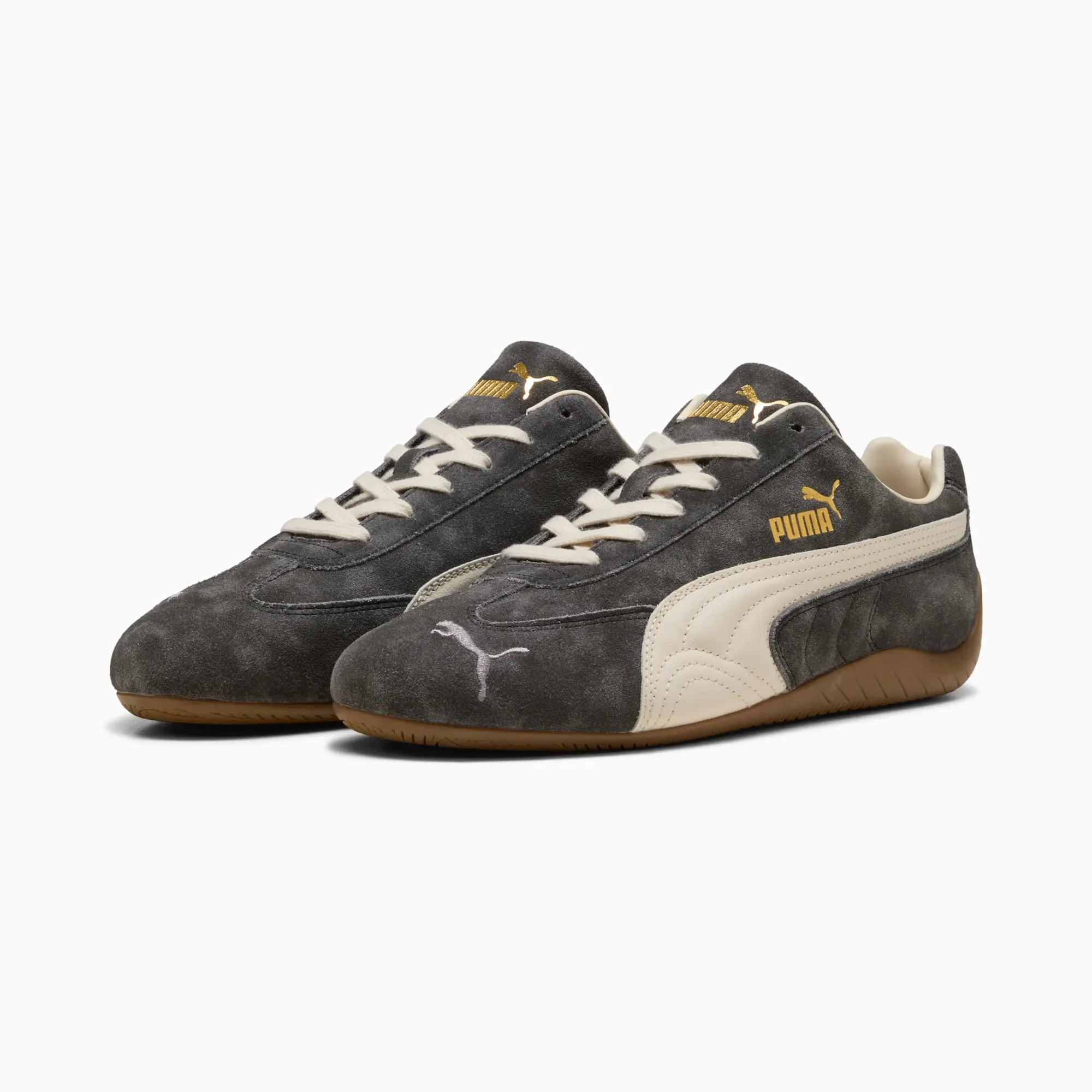 PUMA SpeedCat Faded Sneakers Unisex, Cast Iron/Alpine Snow, size 10