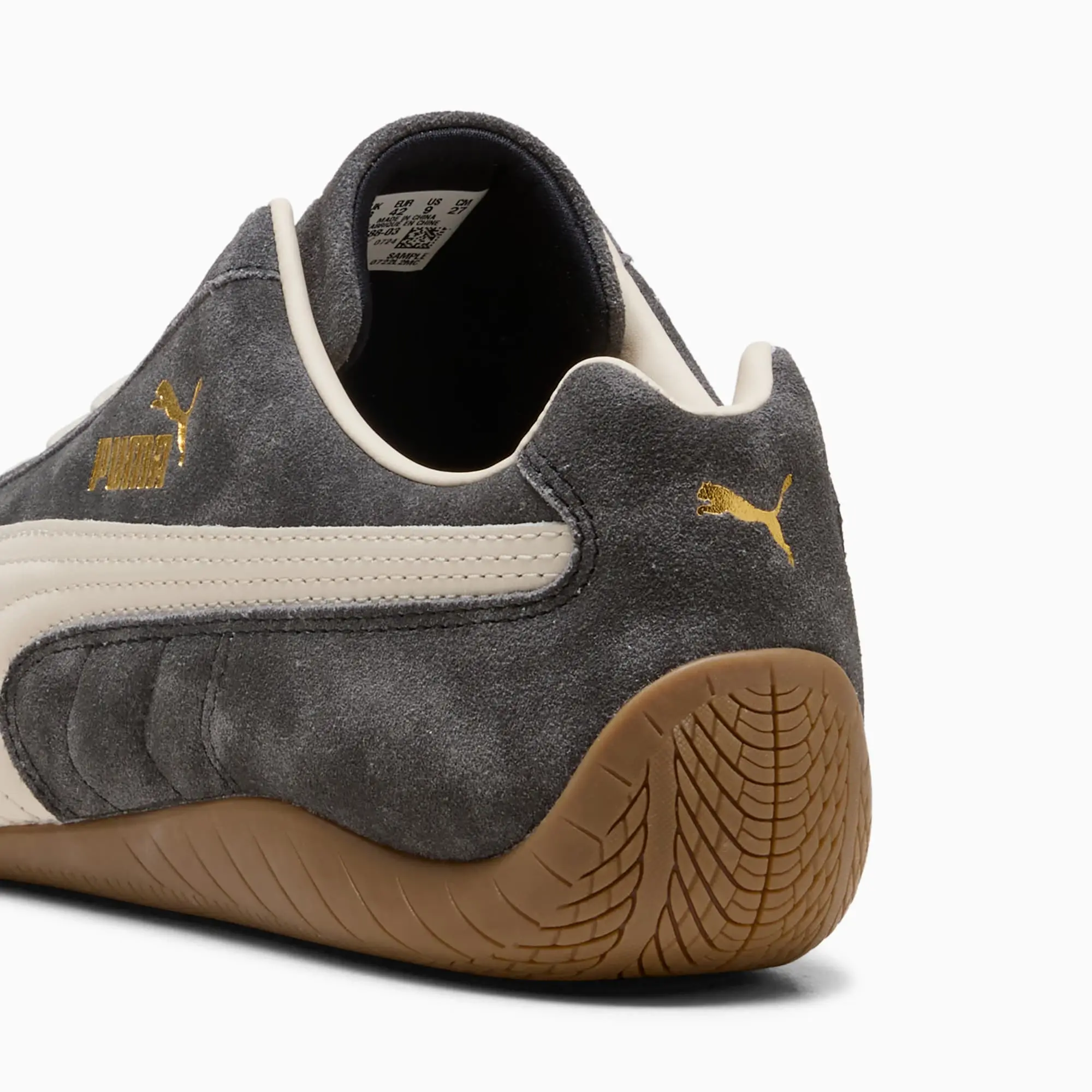 PUMA SpeedCat Faded Sneakers Unisex, Cast Iron/Alpine Snow, size 10