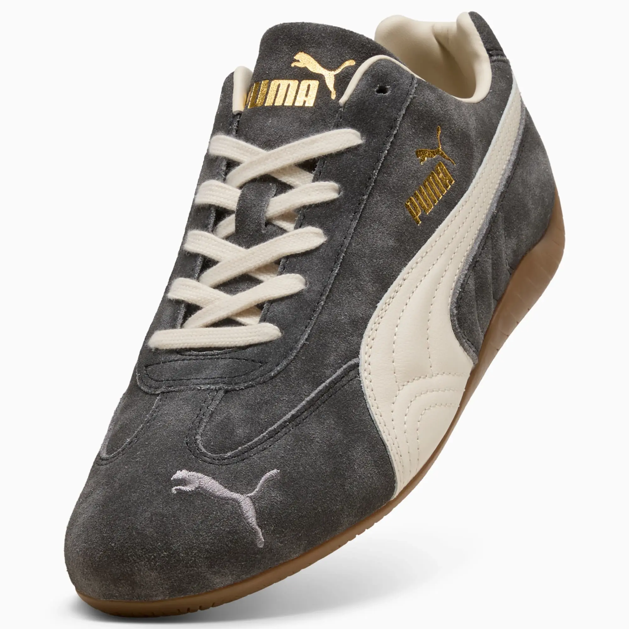PUMA SpeedCat Faded Sneakers Unisex, Cast Iron/Alpine Snow, size 10
