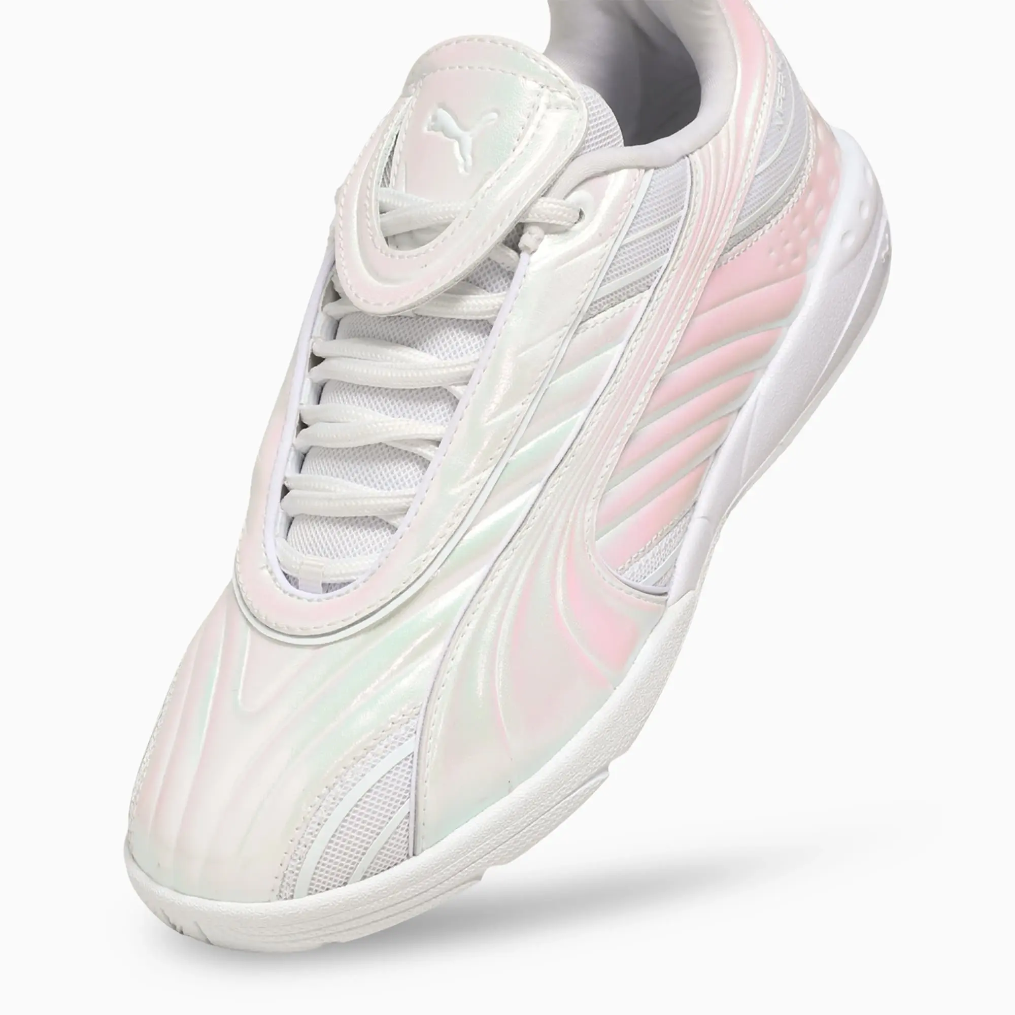 PUMA V-S2 Pearlized Sneakers Women, White/Black, size 3