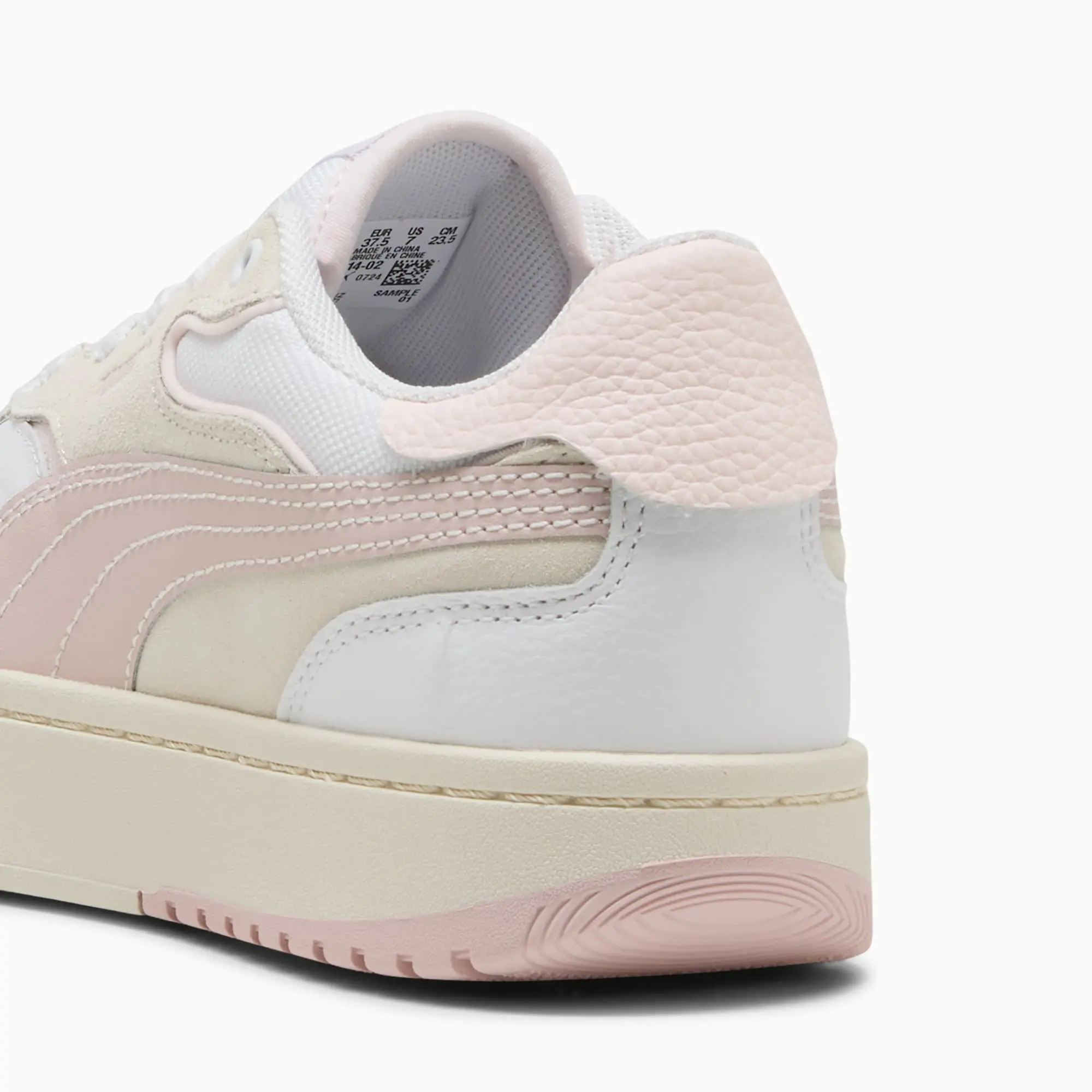PUMA Cali Sylva Vintage Sneakers Women, Mauve Mist/Alpine Snow, size 3