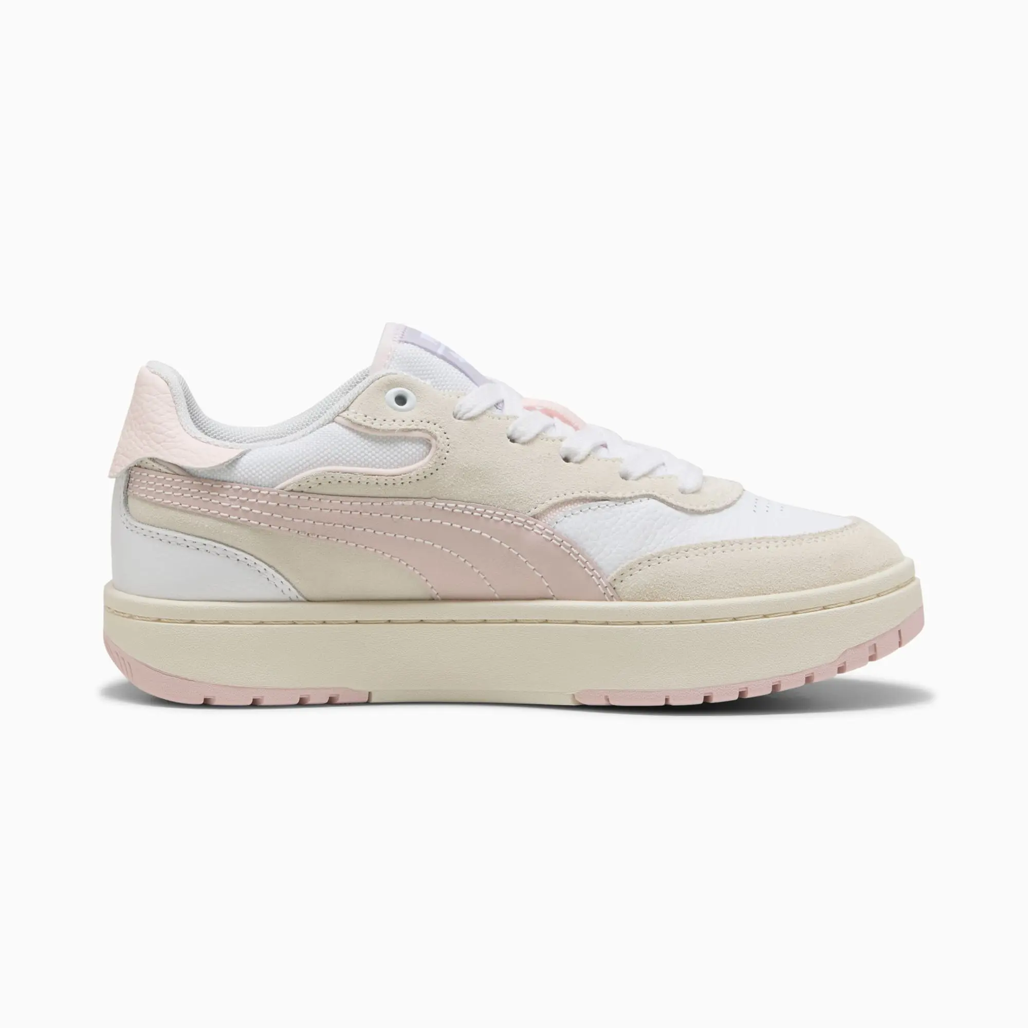 PUMA Cali Sylva Vintage Sneakers Women, Mauve Mist/Alpine Snow, size 3
