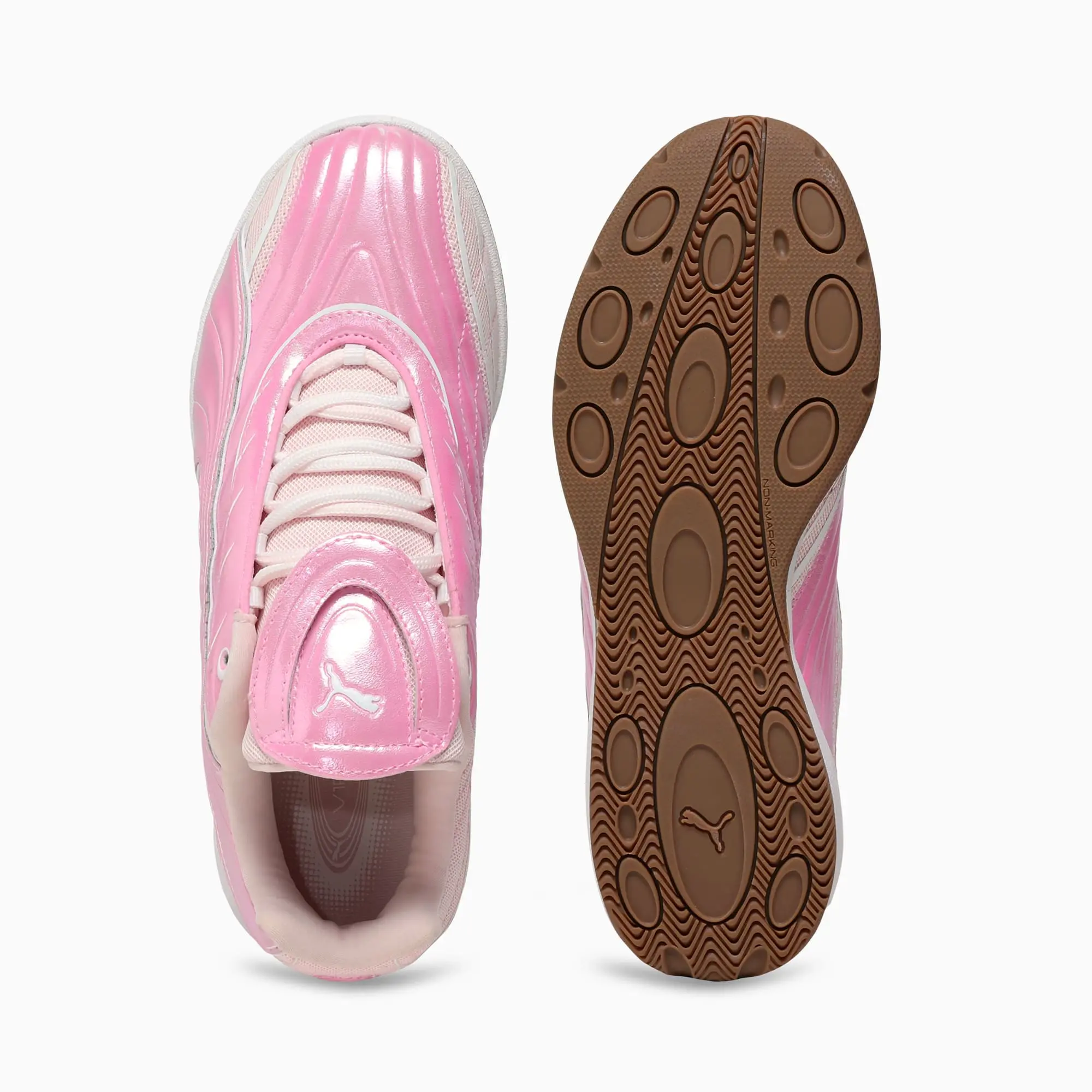 PUMA V-S2 Pearlized Sneakers Women, Jasmine Flower/White, size 3